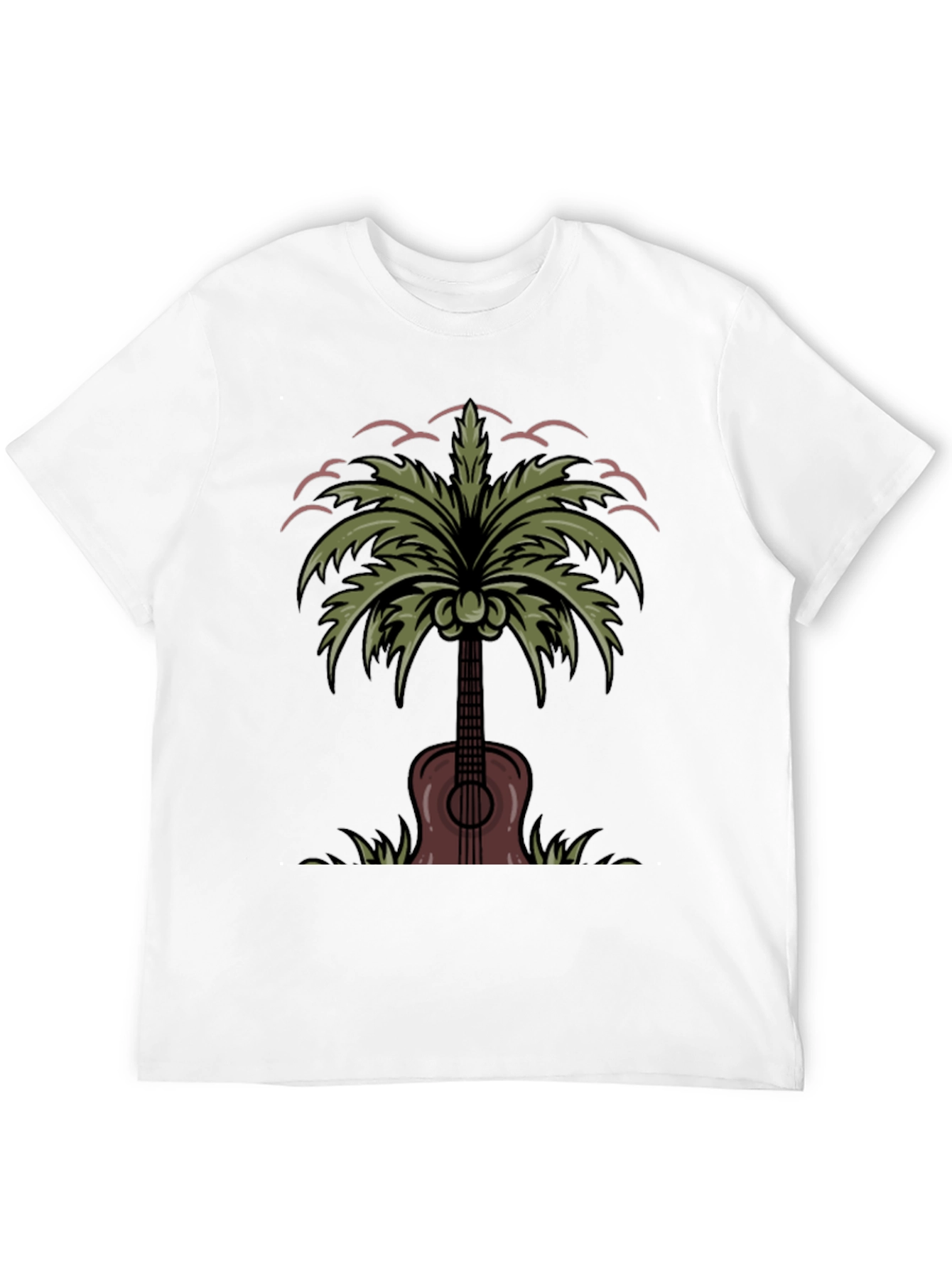 Palm Tree Guitar Graphic Tee