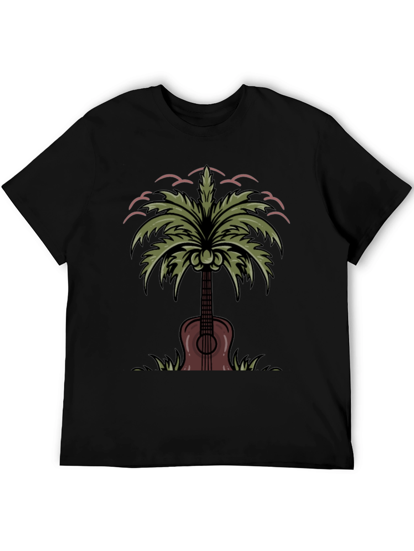 Palm Tree Guitar Graphic Tee