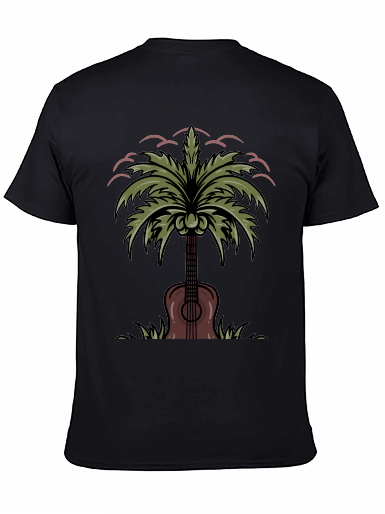 Palm Tree Guitar Graphic Tee