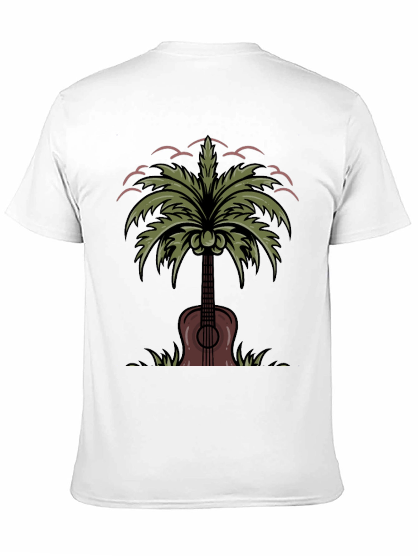 Palm Tree Guitar Graphic Tee