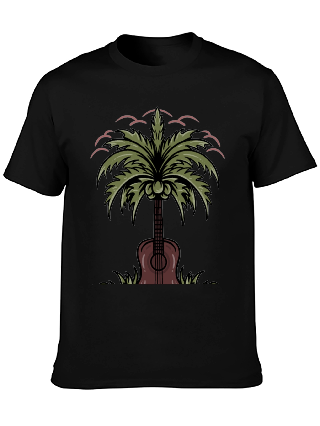 Palm Tree Guitar Graphic Tee