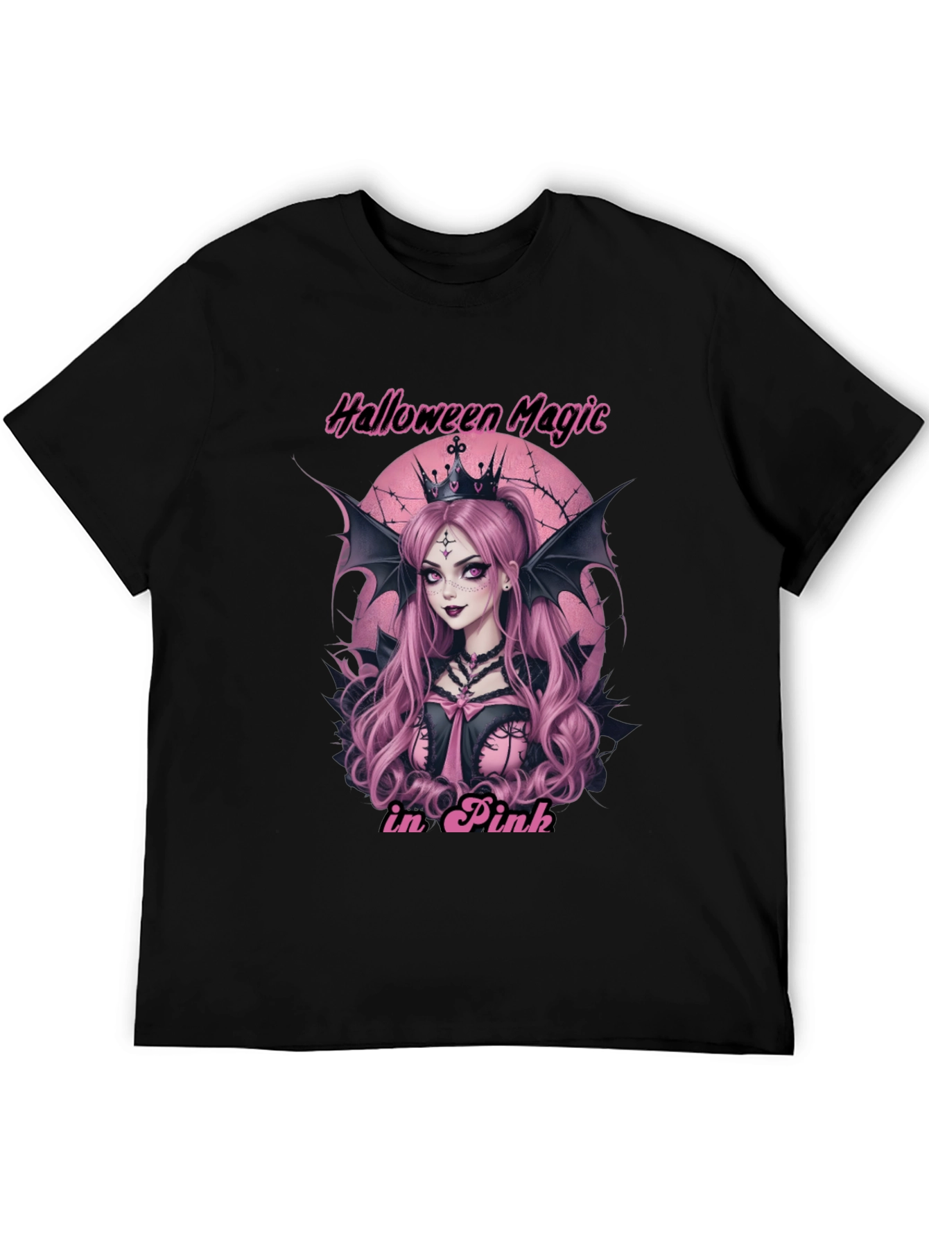 Halloween Magic in Pink T-Shirt