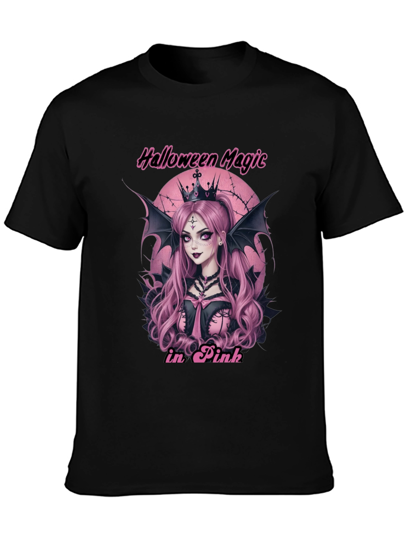 Halloween Magic in Pink T-Shirt