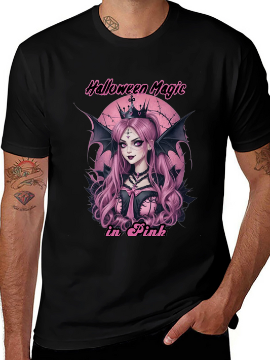 Halloween Magic in Pink T-Shirt