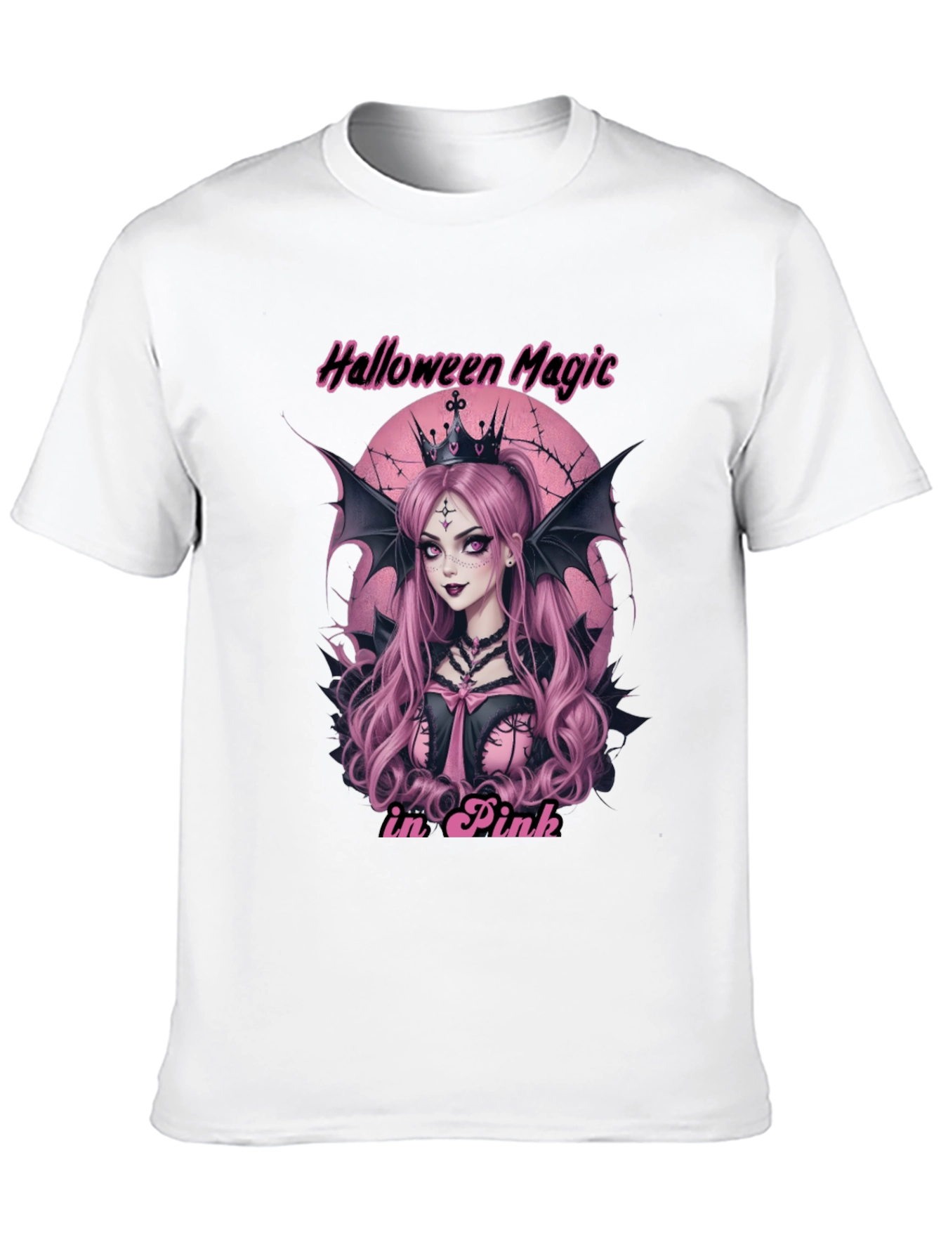 Halloween Magic in Pink T-Shirt