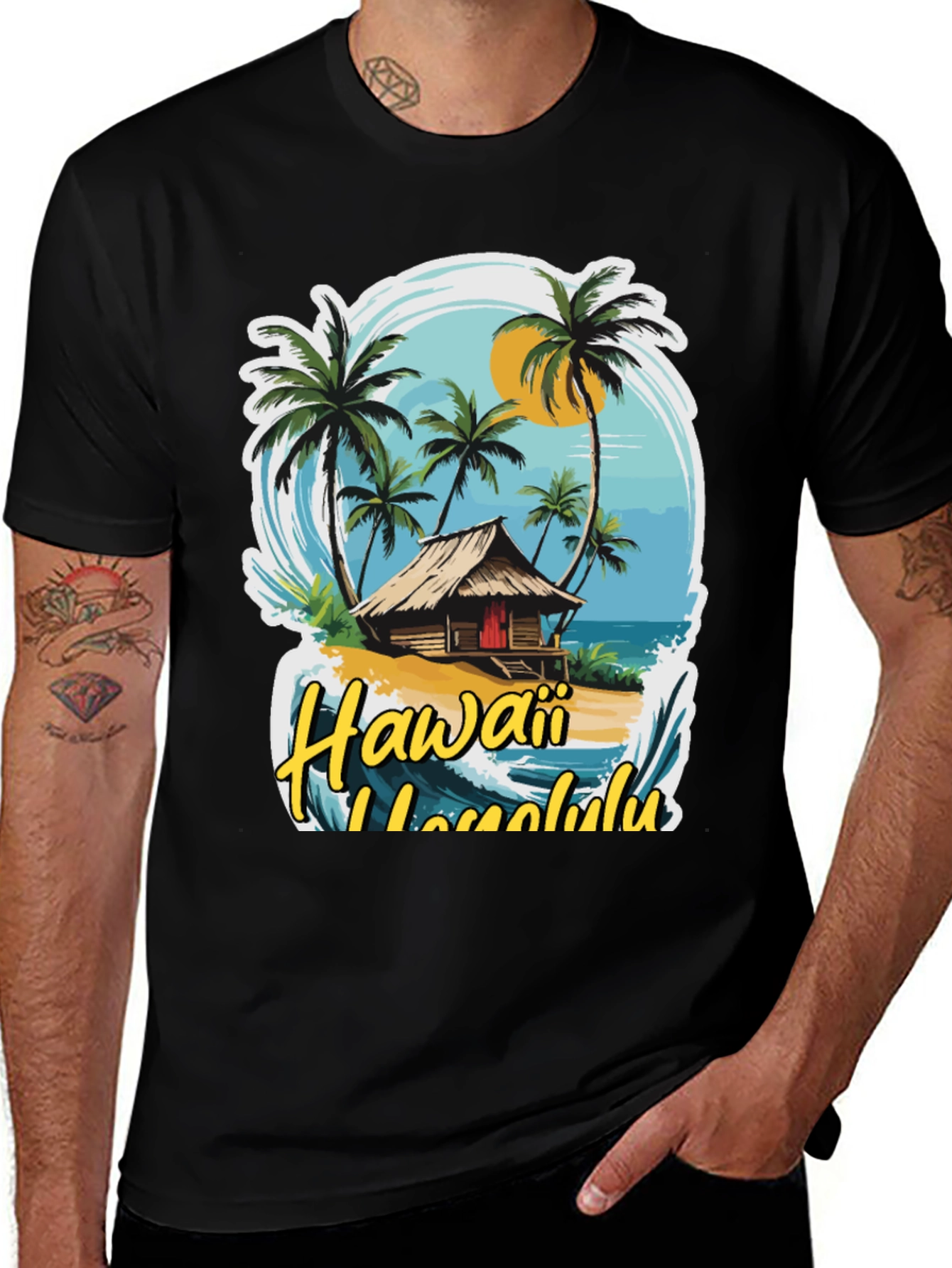 Hawaii Honolulu Graphic T-Shirt