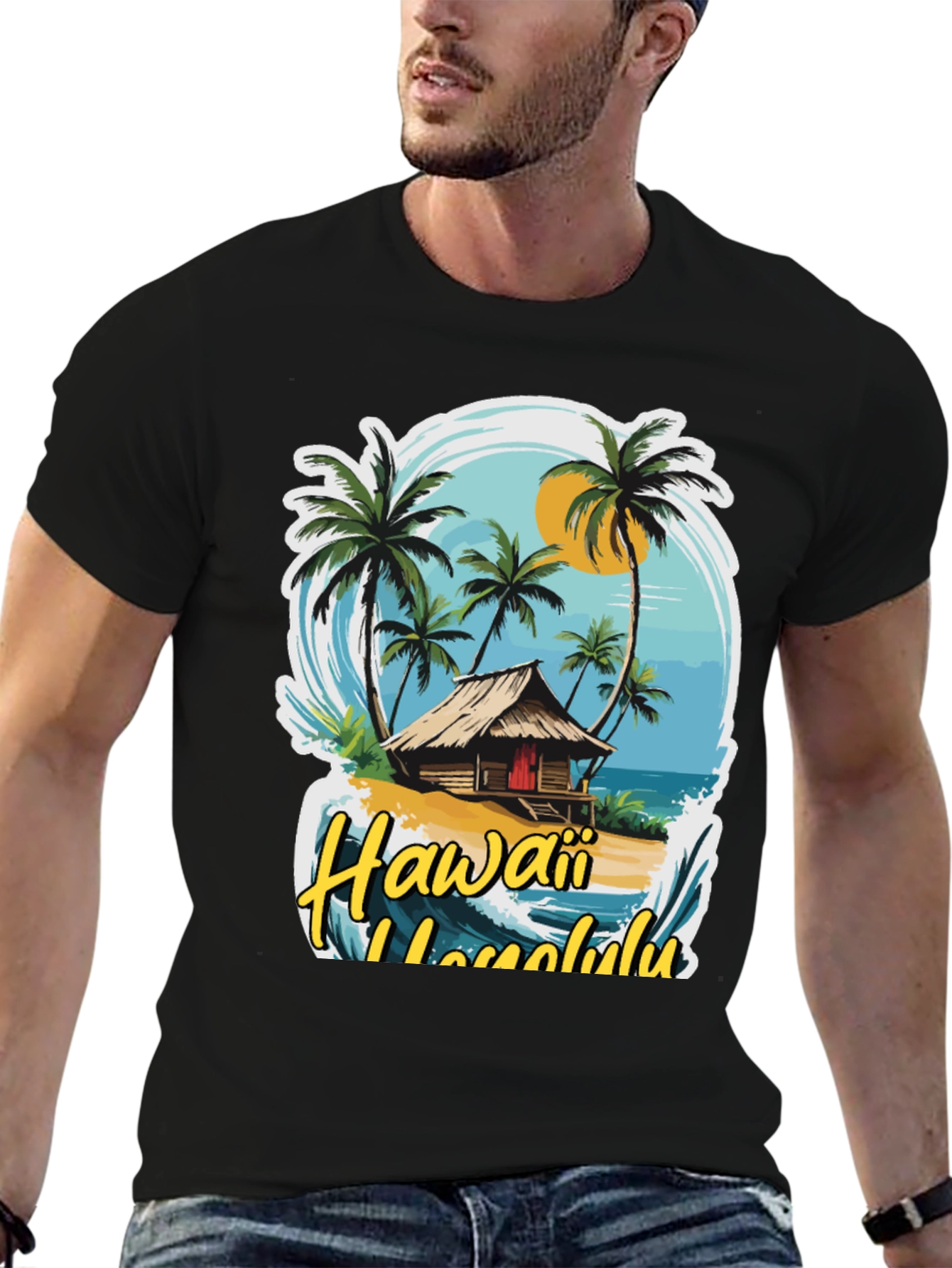 Hawaii Honolulu Graphic T-Shirt