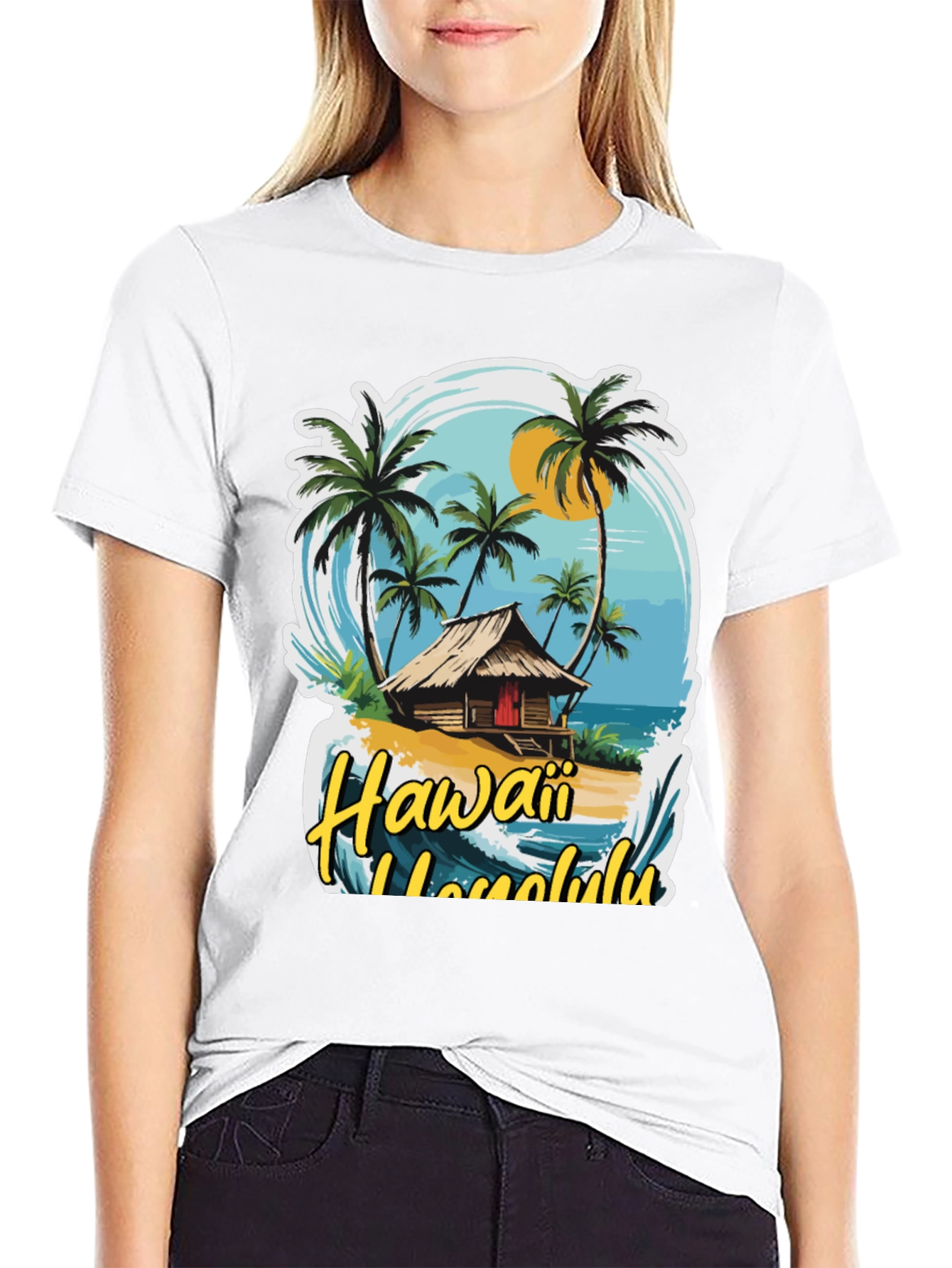 Hawaii Honolulu Graphic T-Shirt