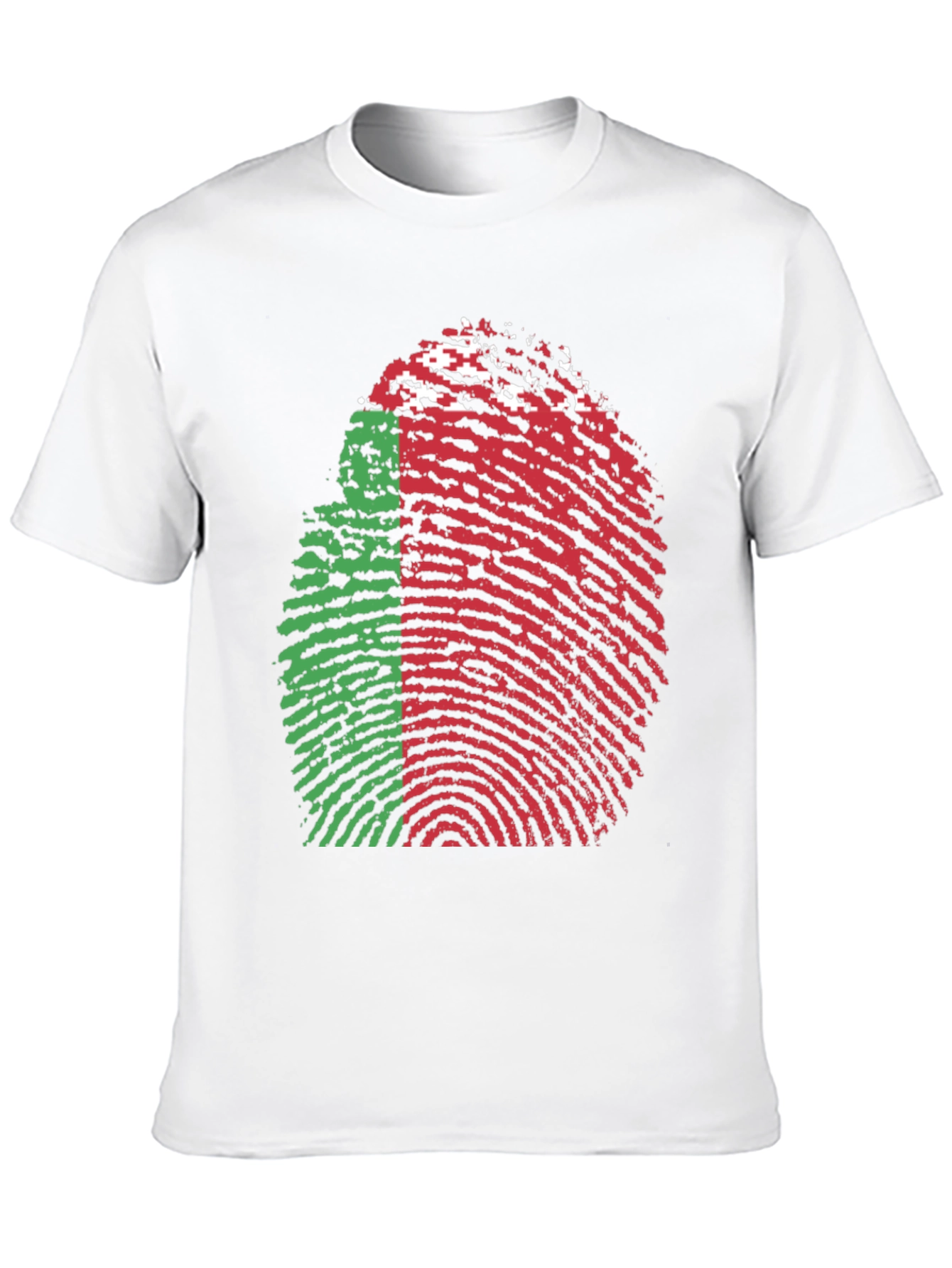 Belarus Flag Fingerprint T-Shirt