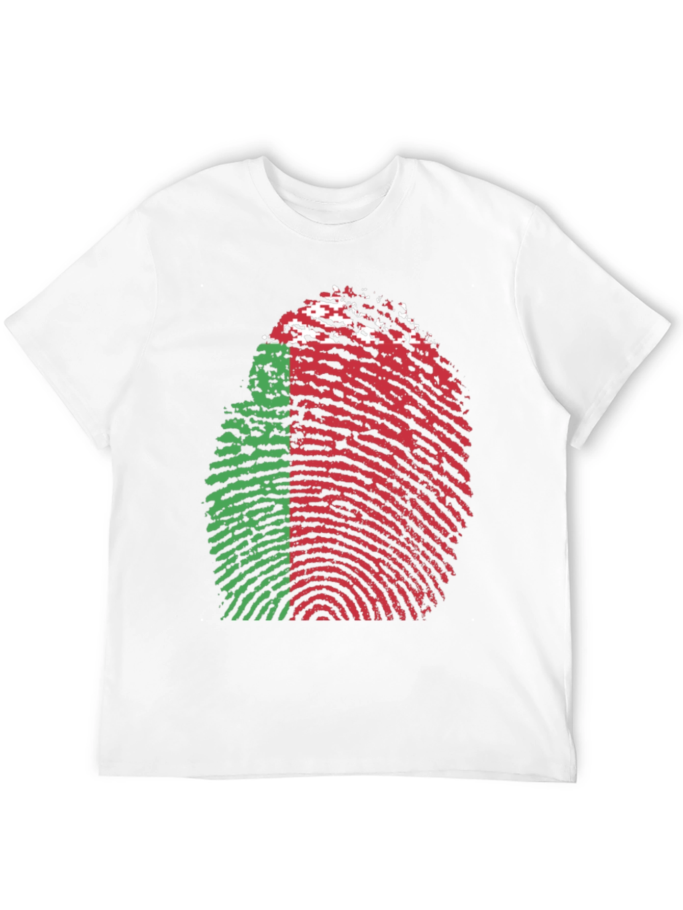 Belarus Flag Fingerprint T-Shirt