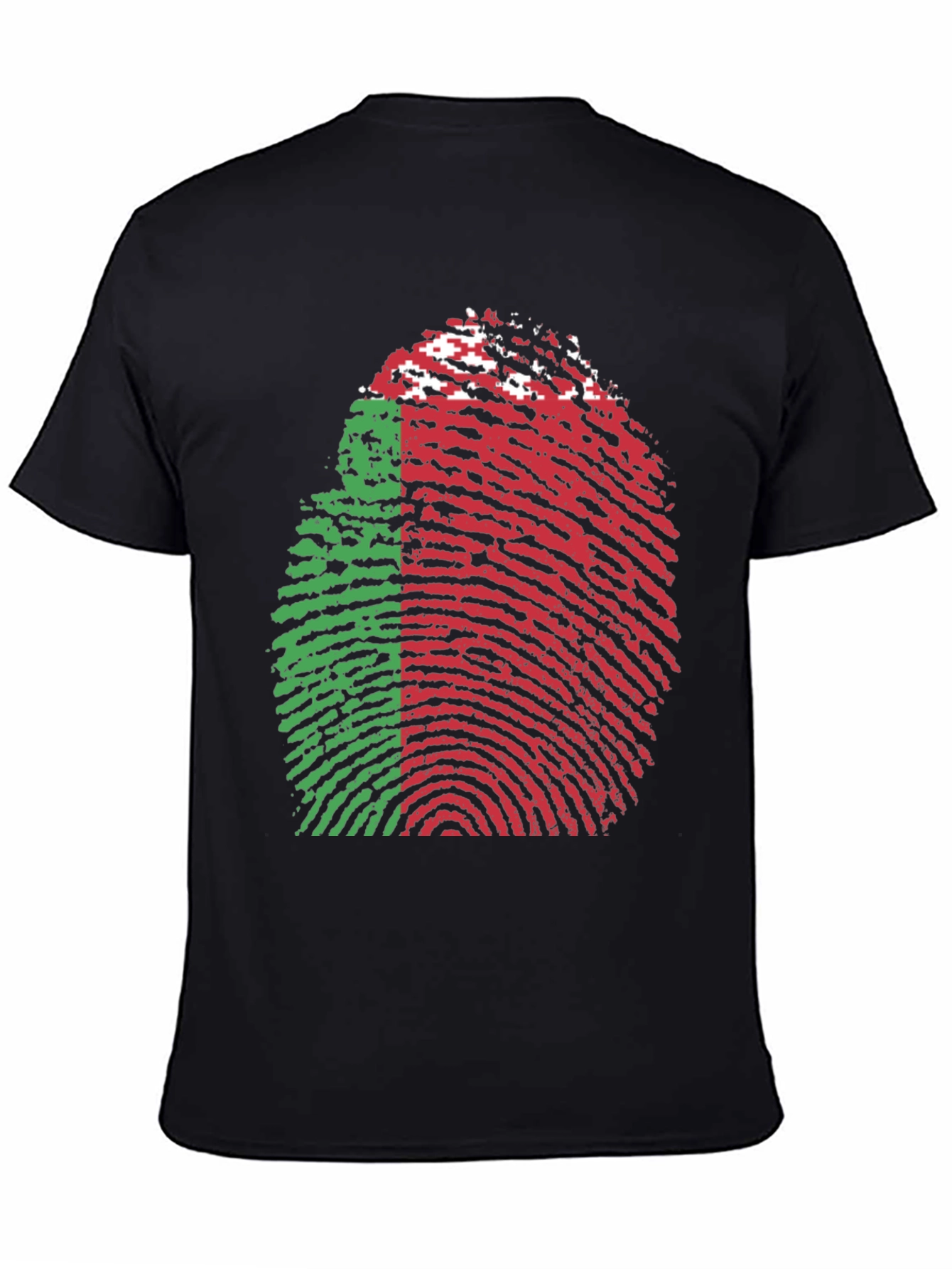 Belarus Flag Fingerprint T-Shirt