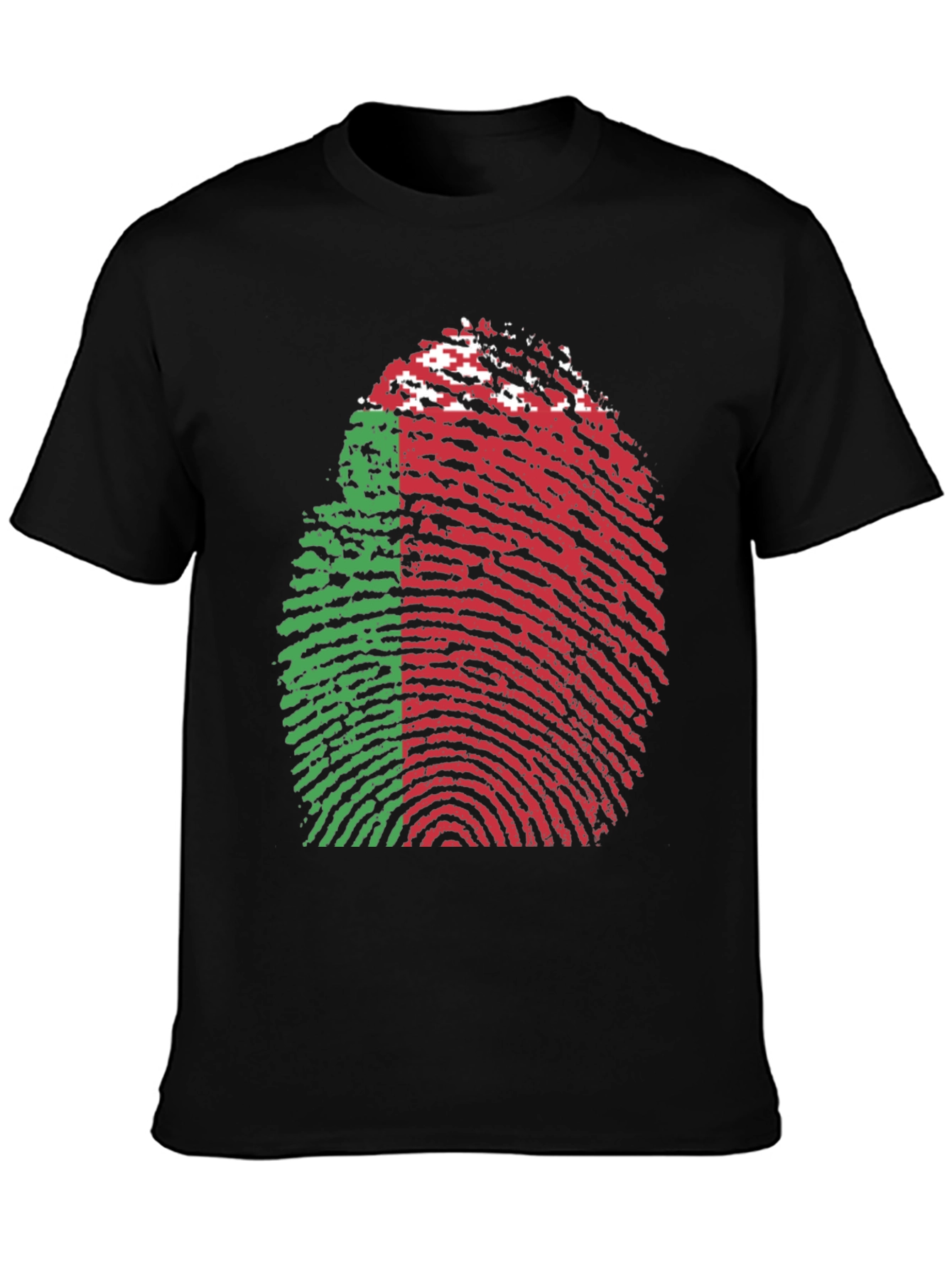 Belarus Flag Fingerprint T-Shirt