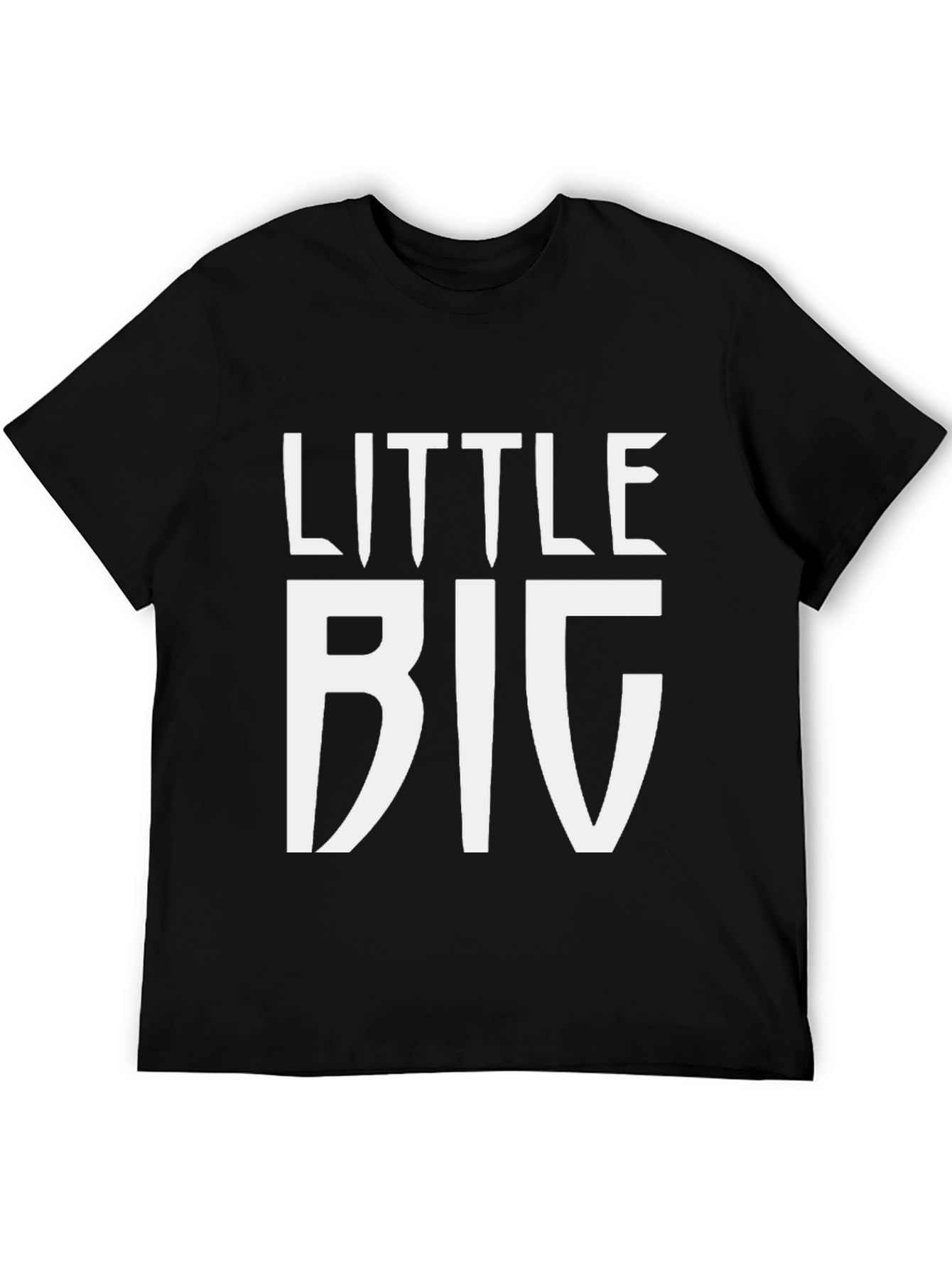 Little Big Graphic Tee - Unisex Black T-Shirt