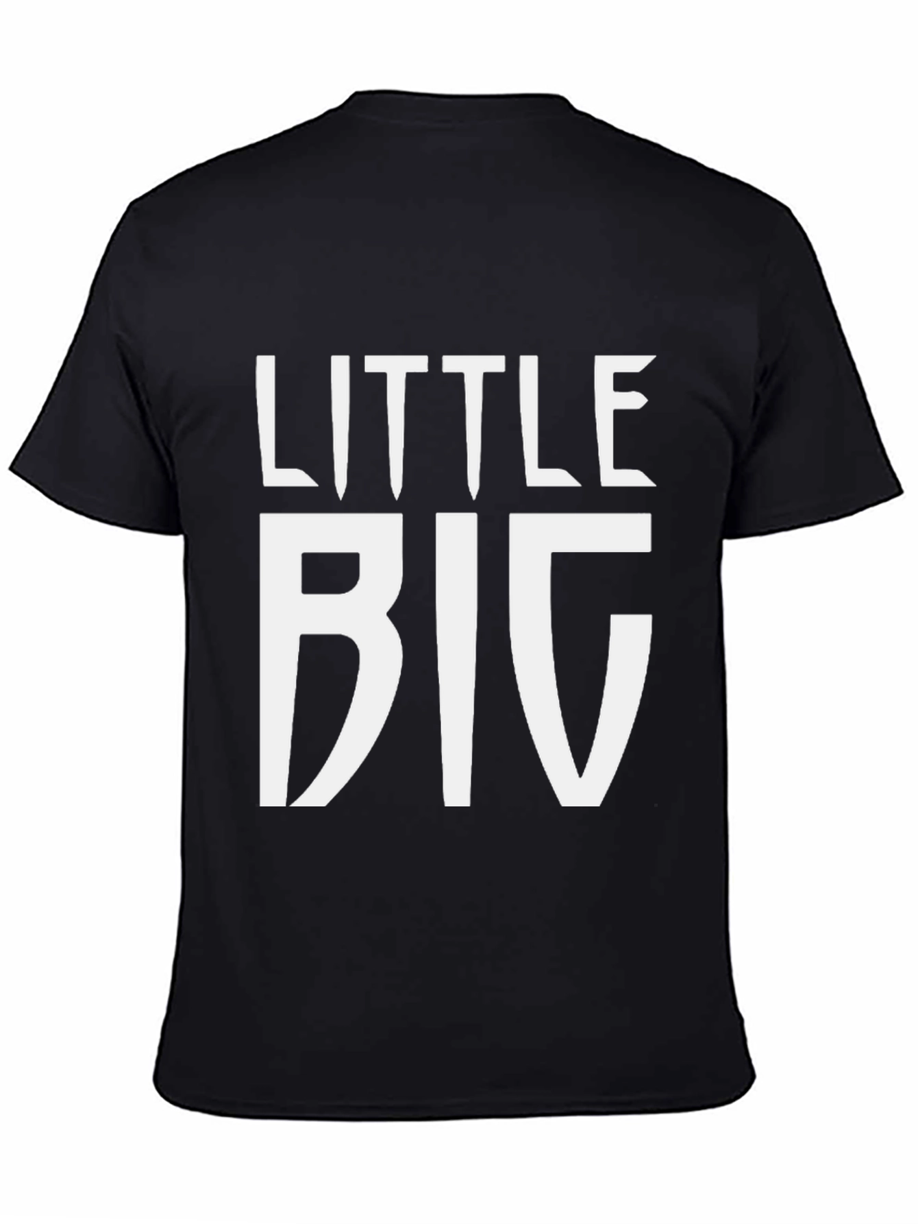Little Big Graphic Tee - Unisex Black T-Shirt