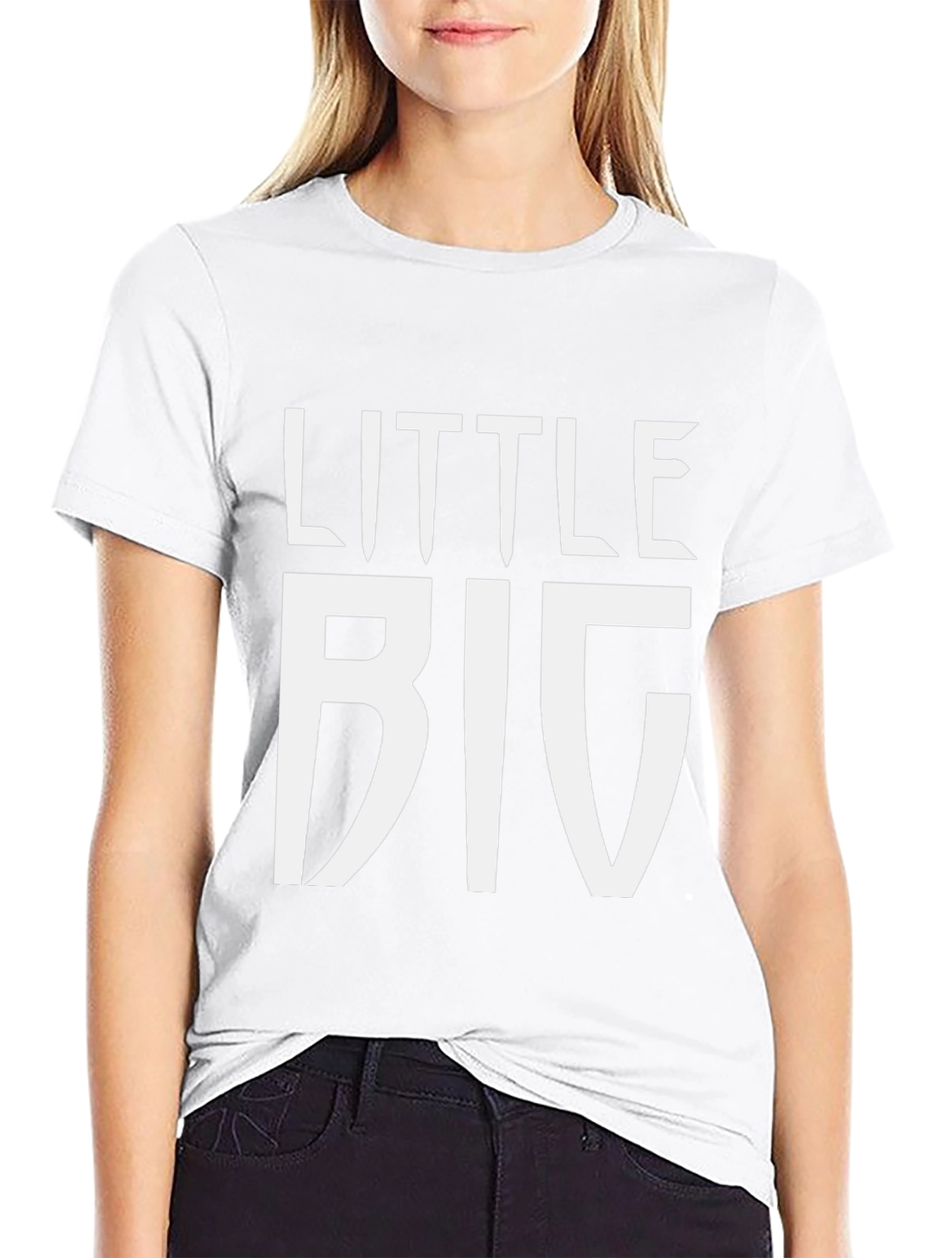 Little Big Graphic Tee - Unisex Black T-Shirt