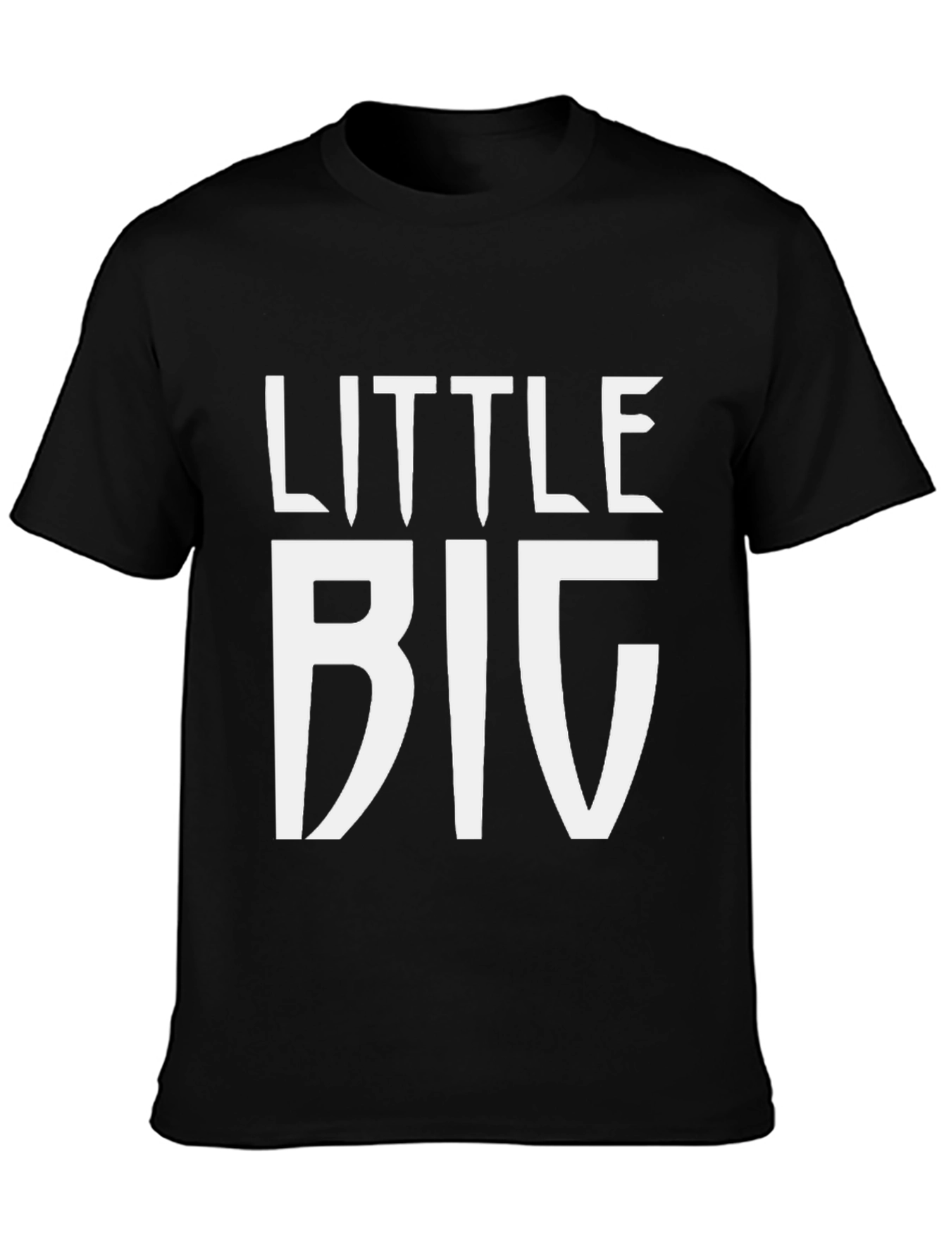 Little Big Graphic Tee - Unisex Black T-Shirt