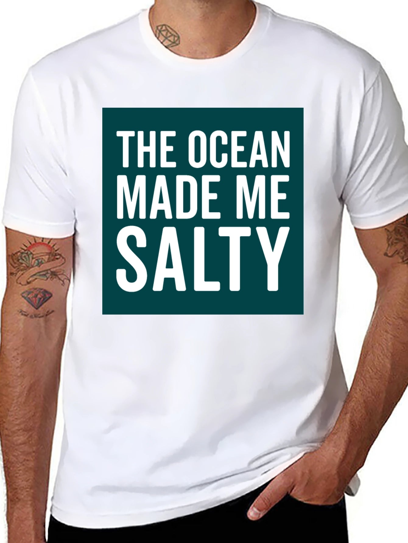 Ocean Made Me Salty Graphic Tee