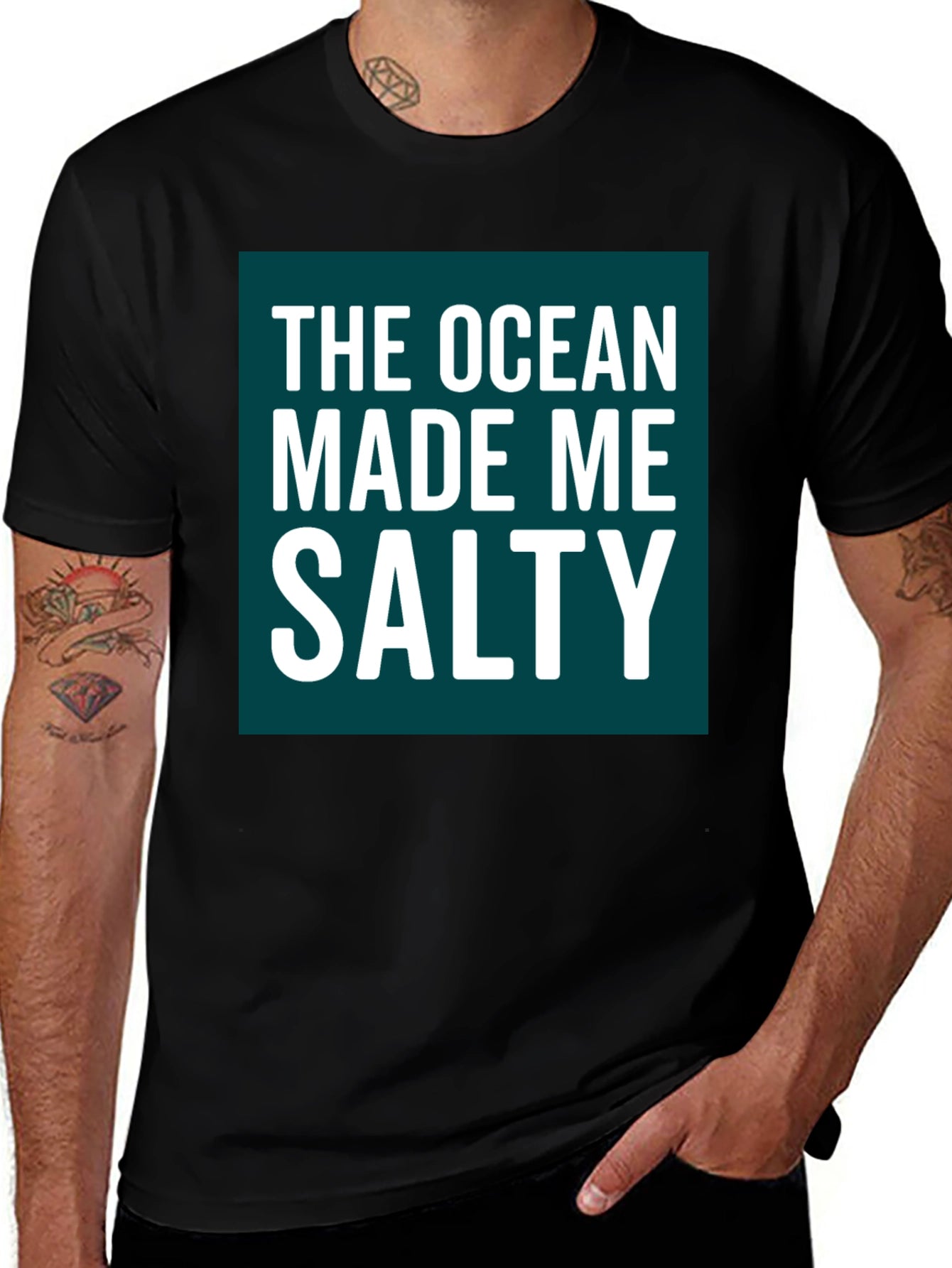 Ocean Made Me Salty Graphic Tee
