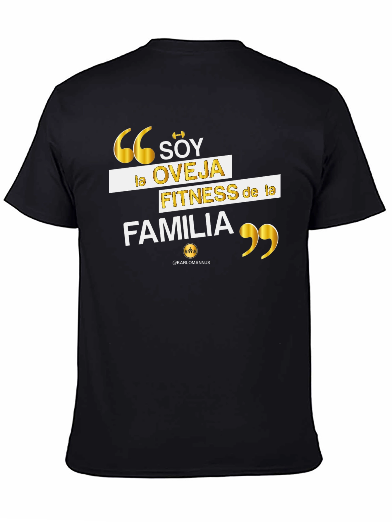 Fitness Family T-Shirt - Black Gym Motivation