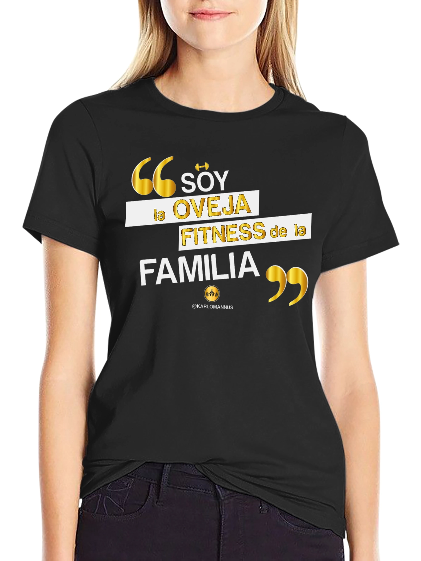 Fitness Family T-Shirt - Black Gym Motivation