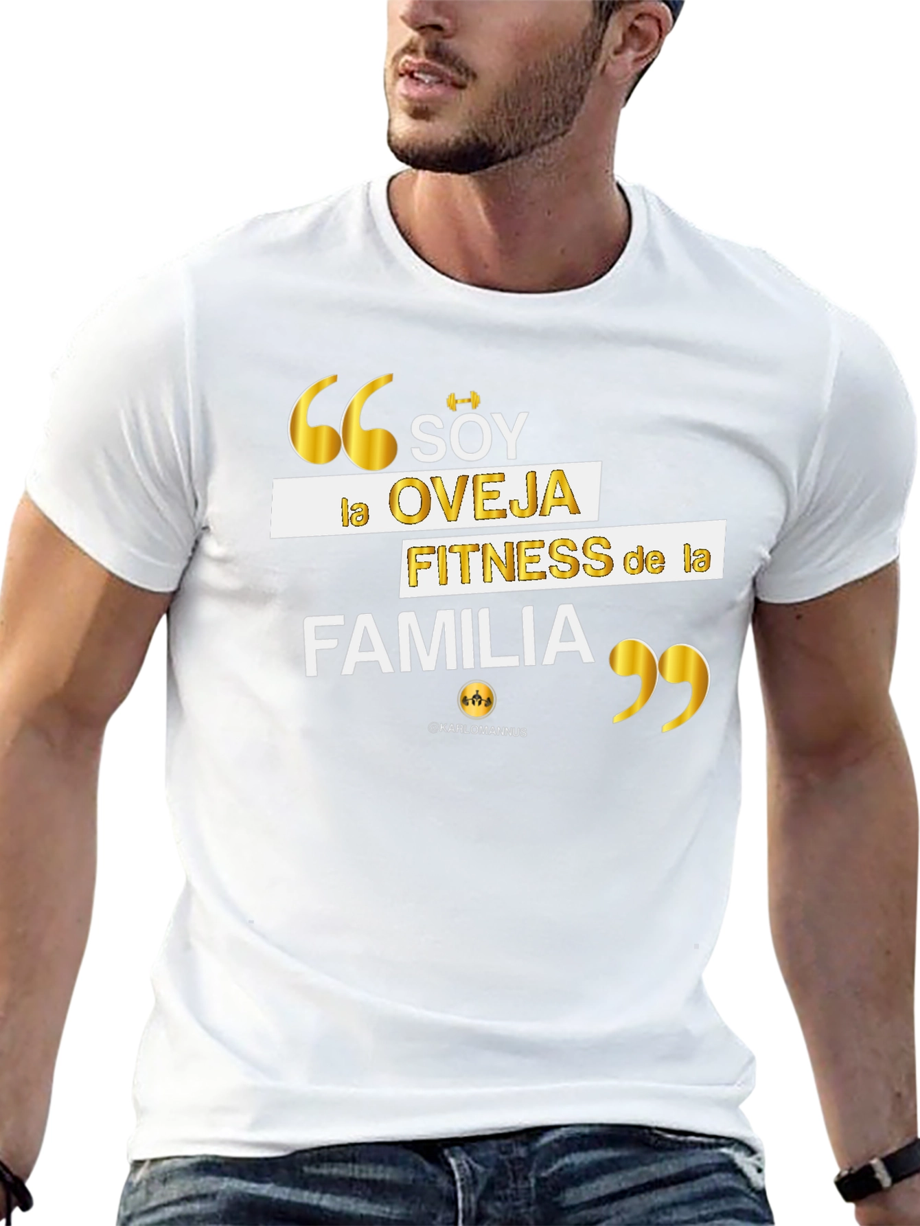 Fitness Family T-Shirt - Black Gym Motivation