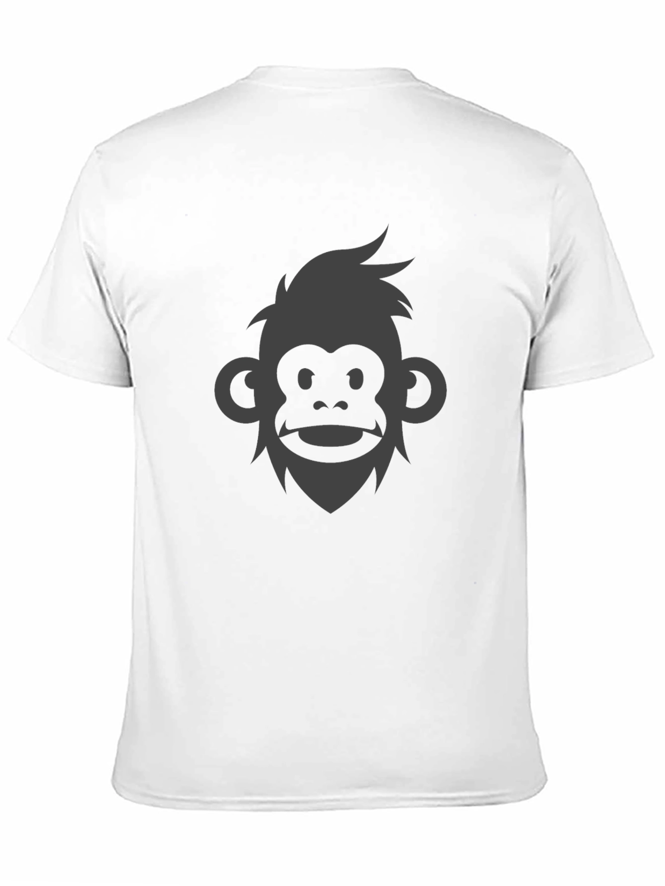 Monkey Face Graphic Tee - Modern Style