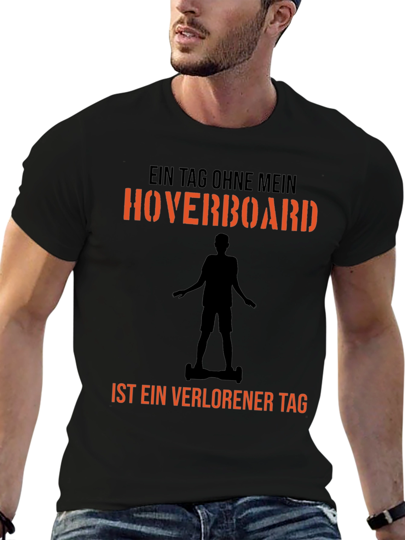 Hoverboard T-Shirt - A Day Without Fun Design