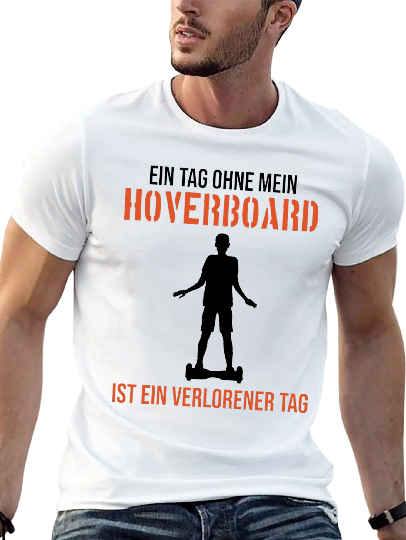 Hoverboard T-Shirt - A Day Without Fun Design