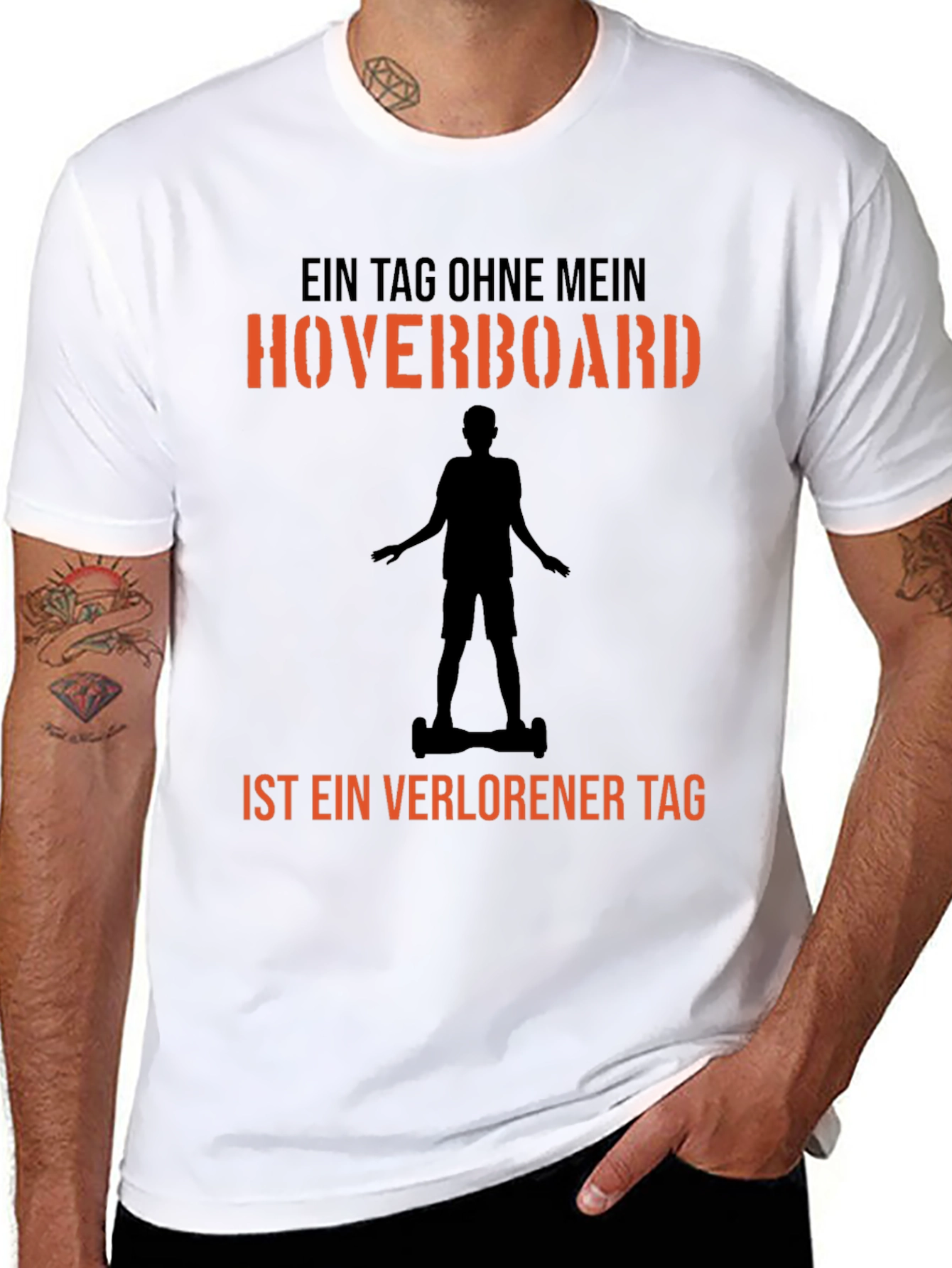 Hoverboard T-Shirt - A Day Without Fun Design