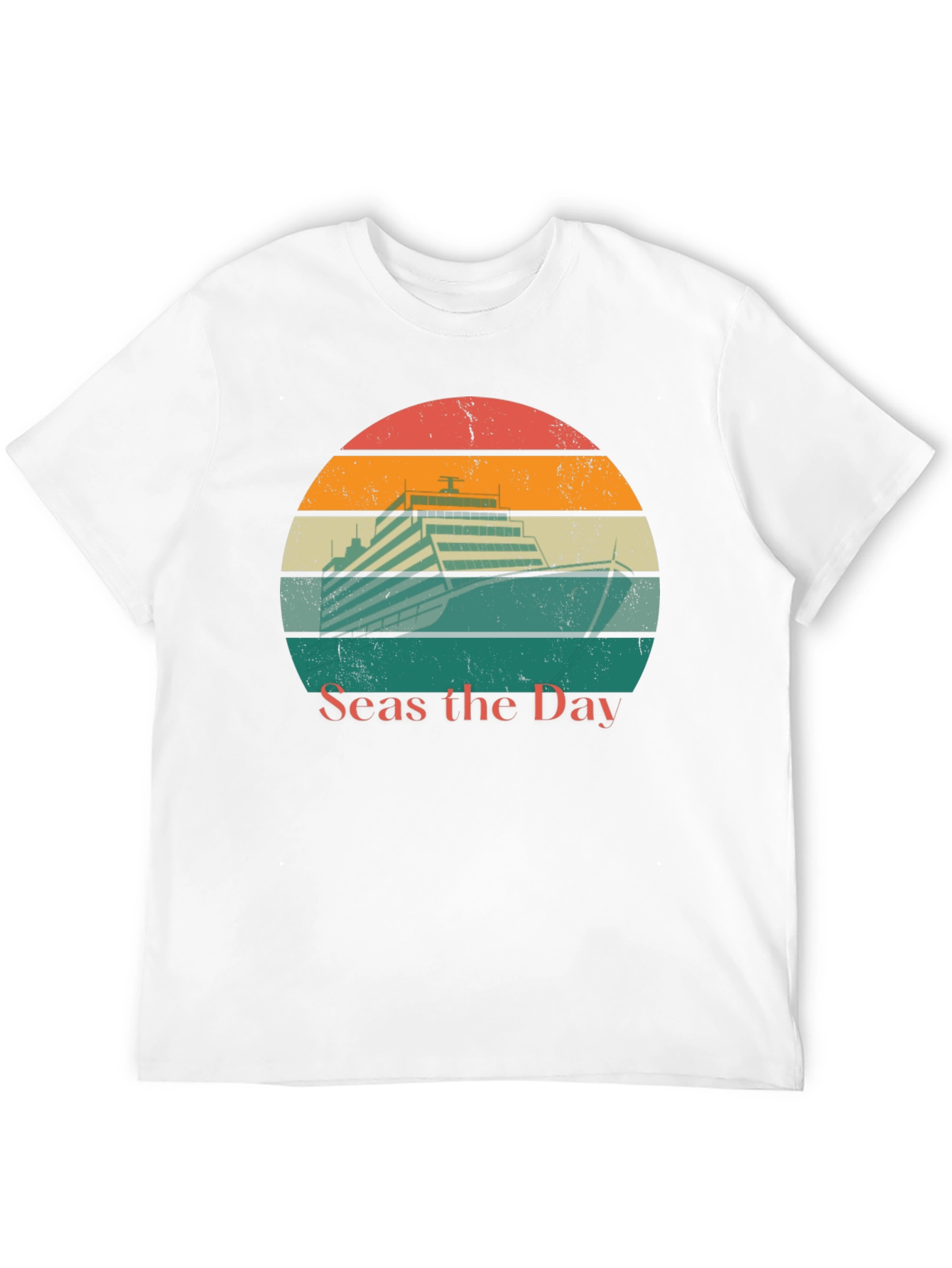 Seas the Day Cruise Ship Graphic Tee
