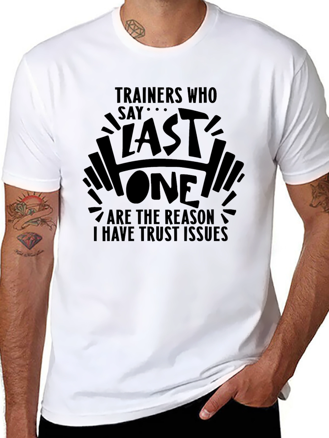 Trainers Who Say Last One Mens Graphic Tee