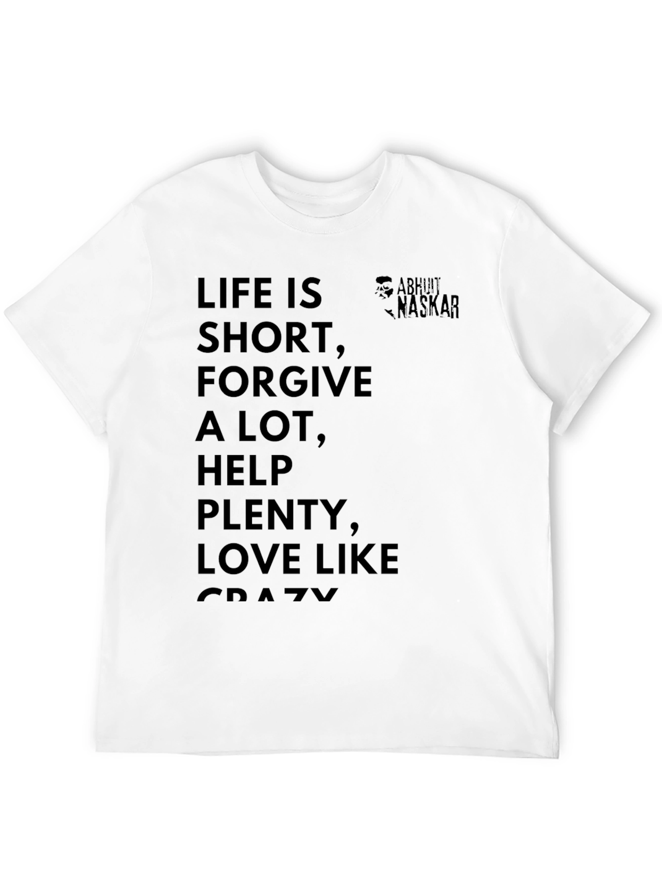 Life Philosophy T-Shirt - Black