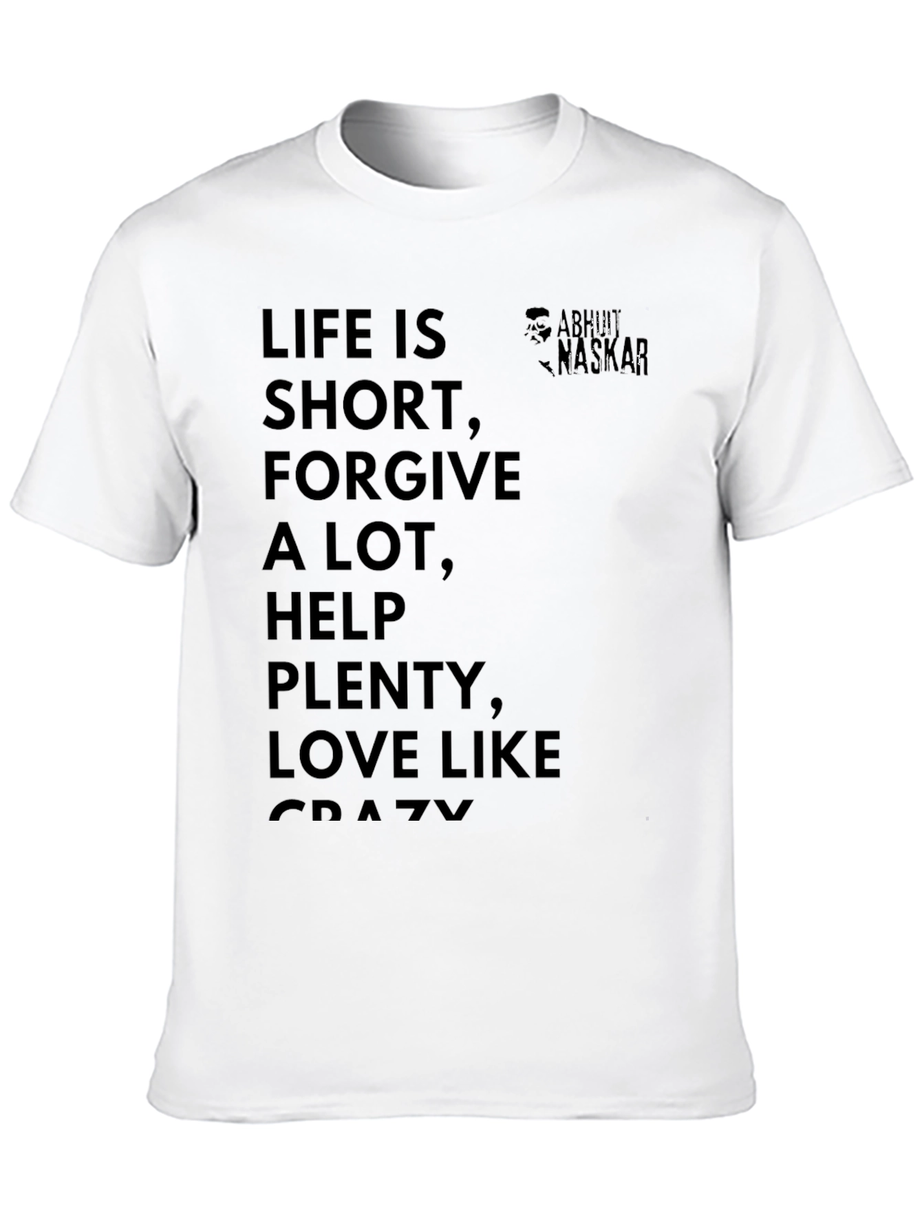 Life Philosophy T-Shirt - Black