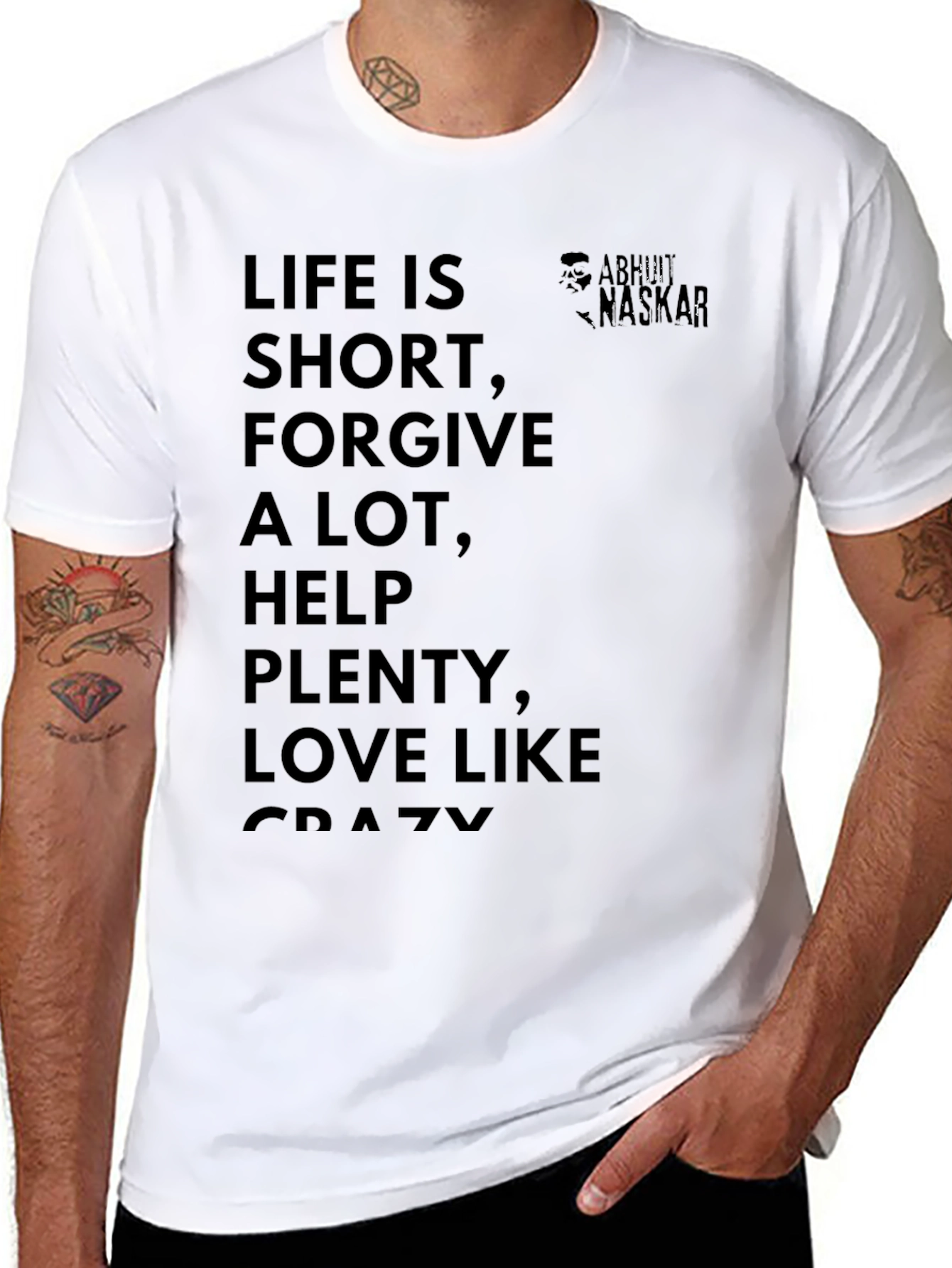Life Philosophy T-Shirt - Black