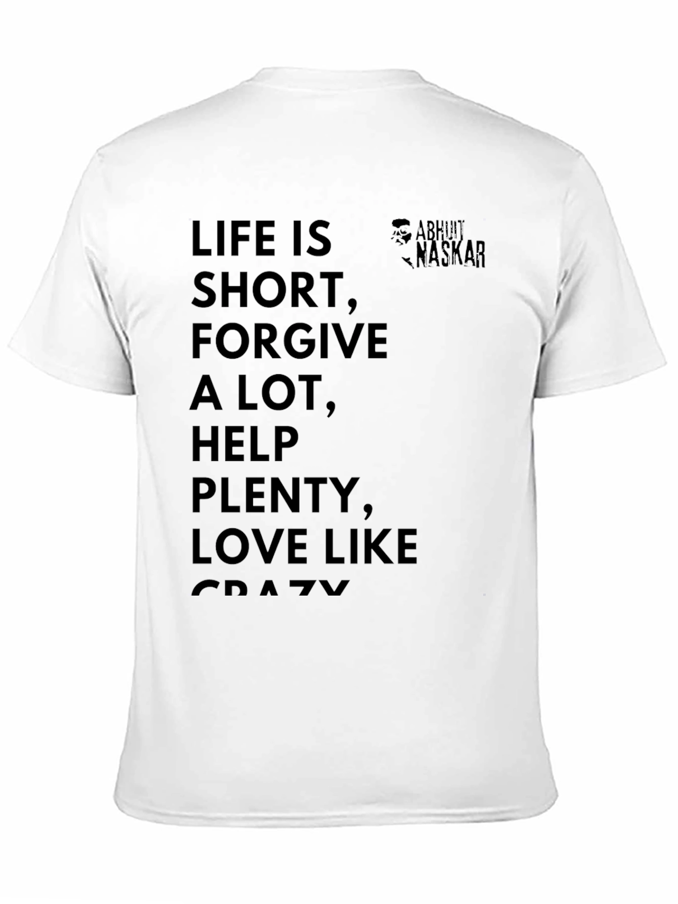 Life Philosophy T-Shirt - Black