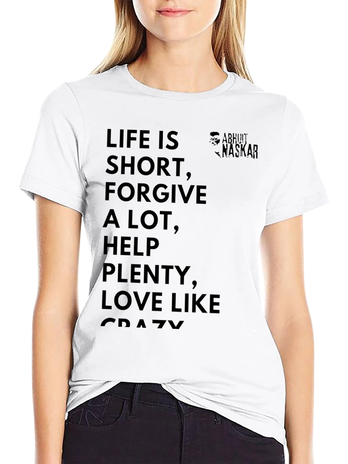 Life Philosophy T-Shirt - Black