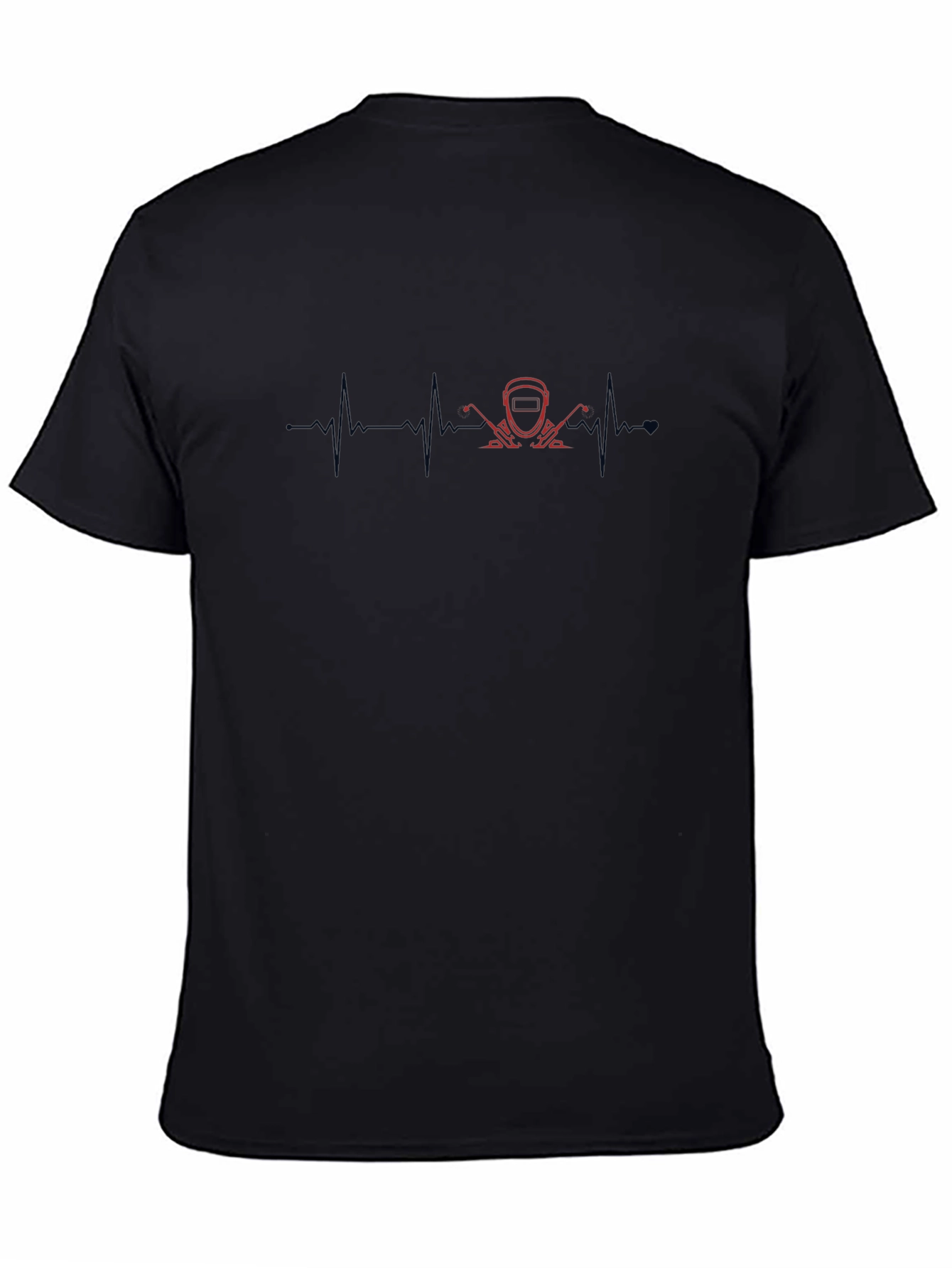 Heartbeat Hockey T-Shirt - Black