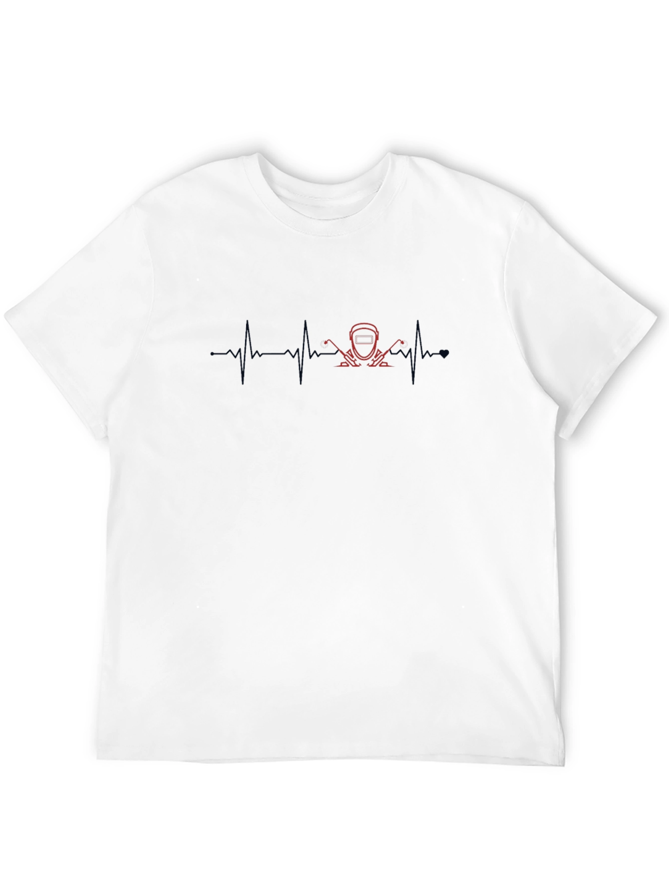 Heartbeat Hockey T-Shirt - Black