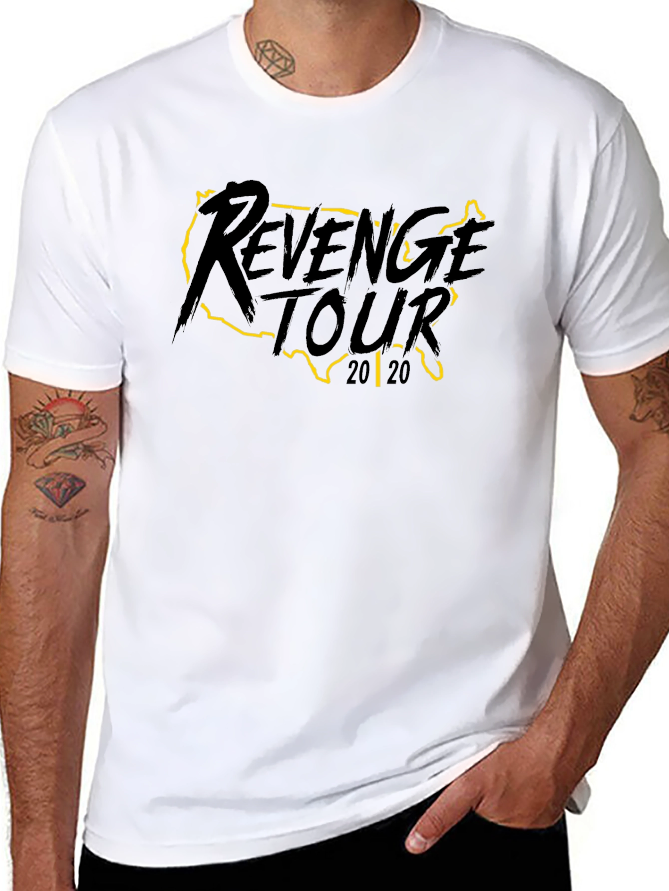 Revenge Tour 2020 Black Graphic Tee