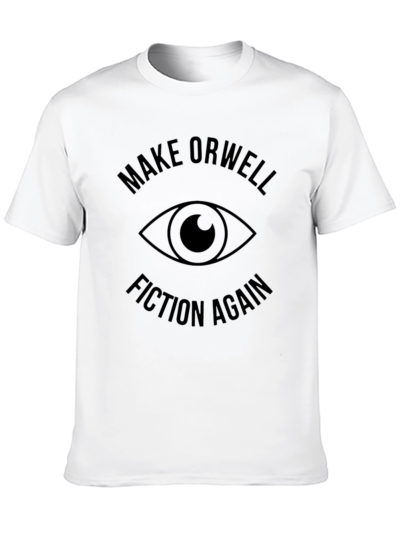 Make Orwell Fiction Again Graphic Tee - Black