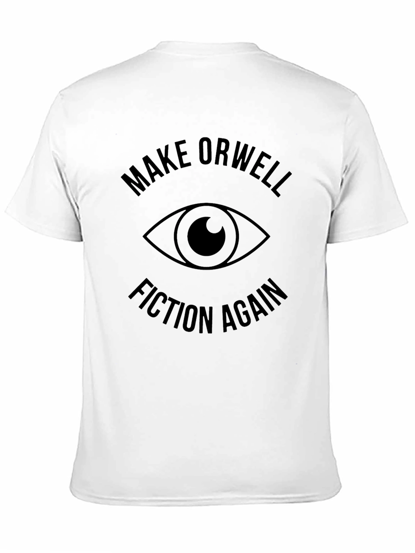 Make Orwell Fiction Again Graphic Tee - Black