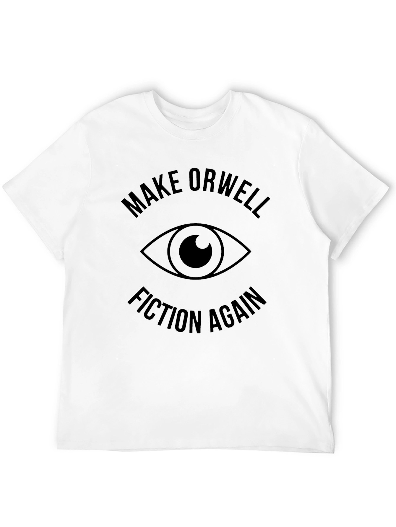 Make Orwell Fiction Again Graphic Tee - Black