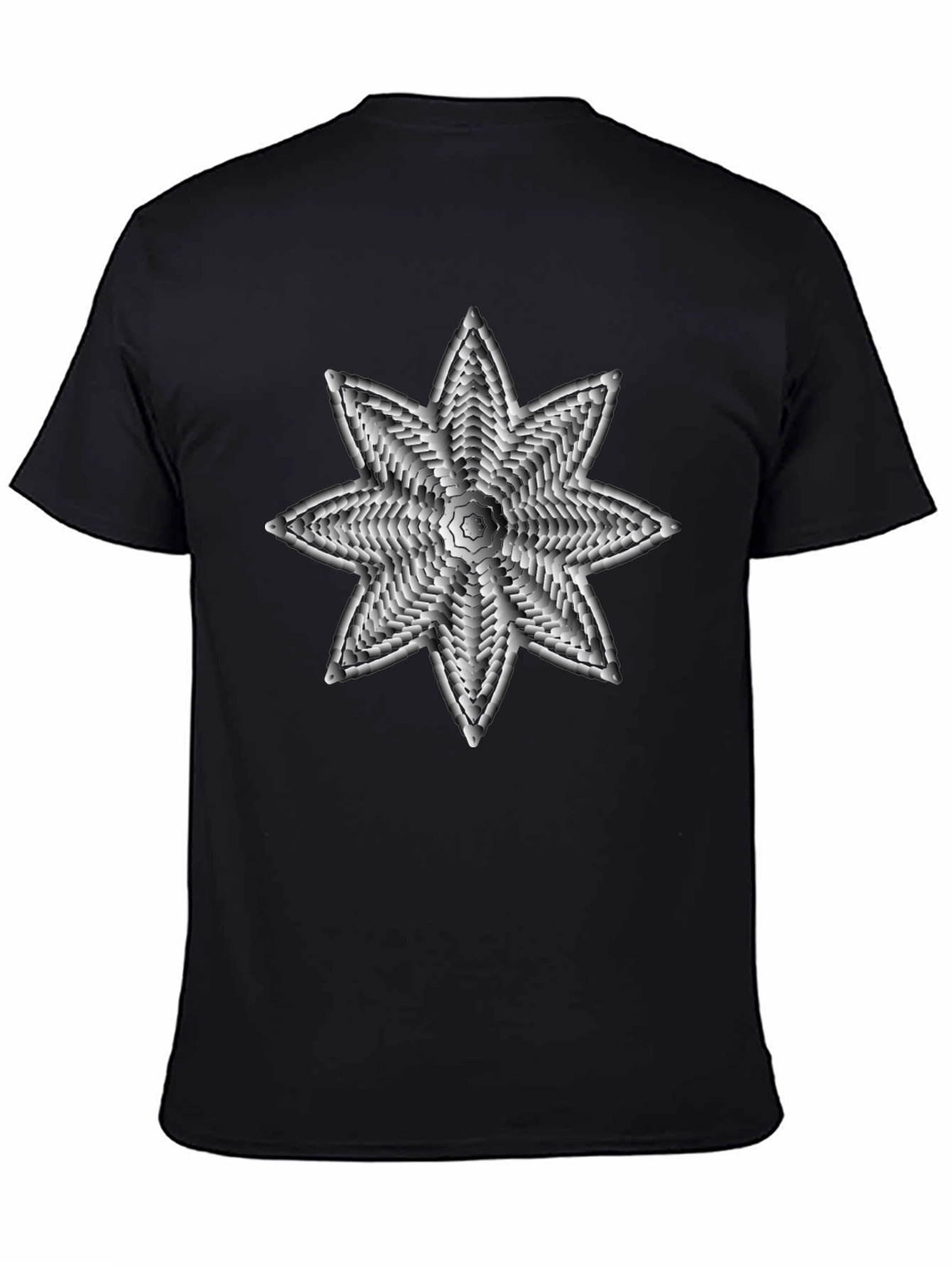 Abstract Starburst Graphic Tee