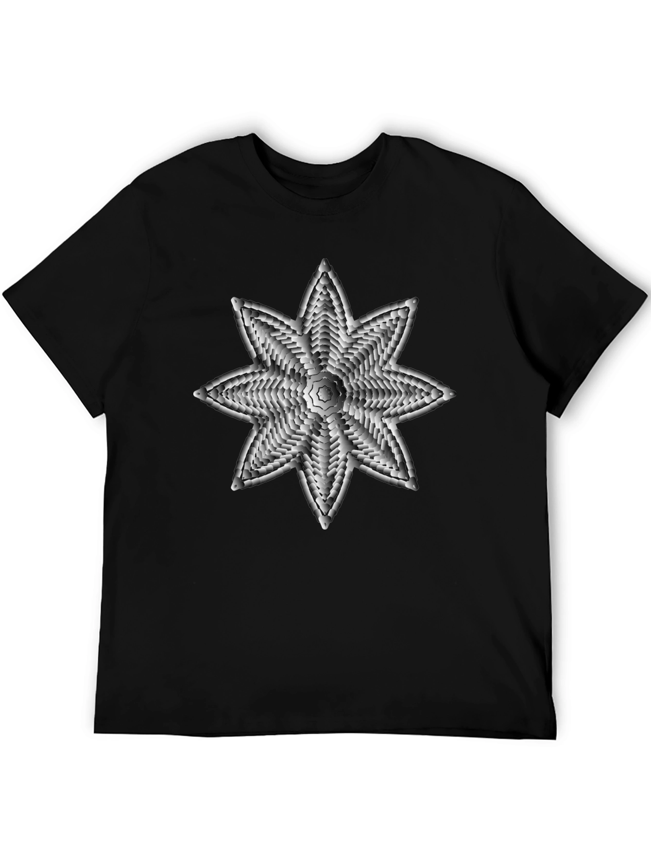 Abstract Starburst Graphic Tee