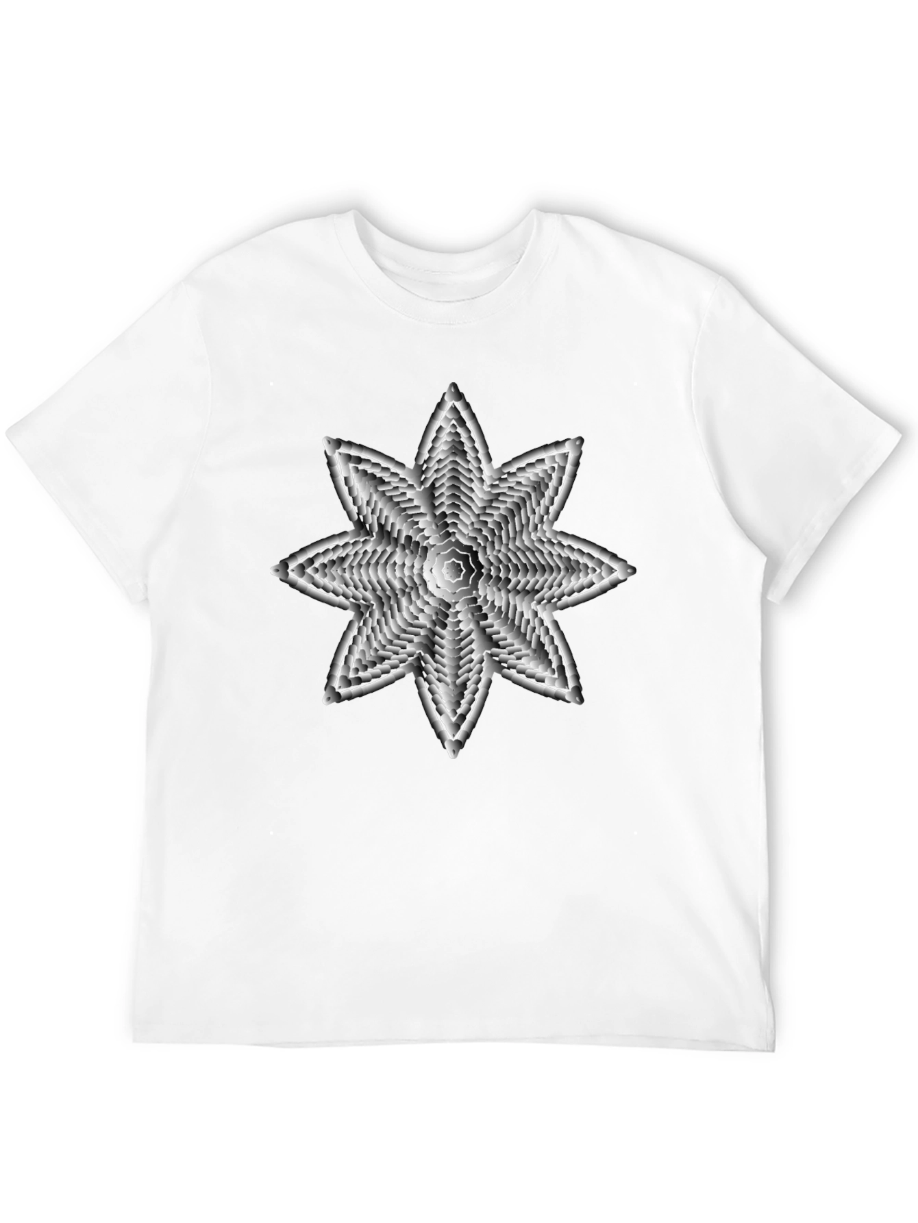 Abstract Starburst Graphic Tee