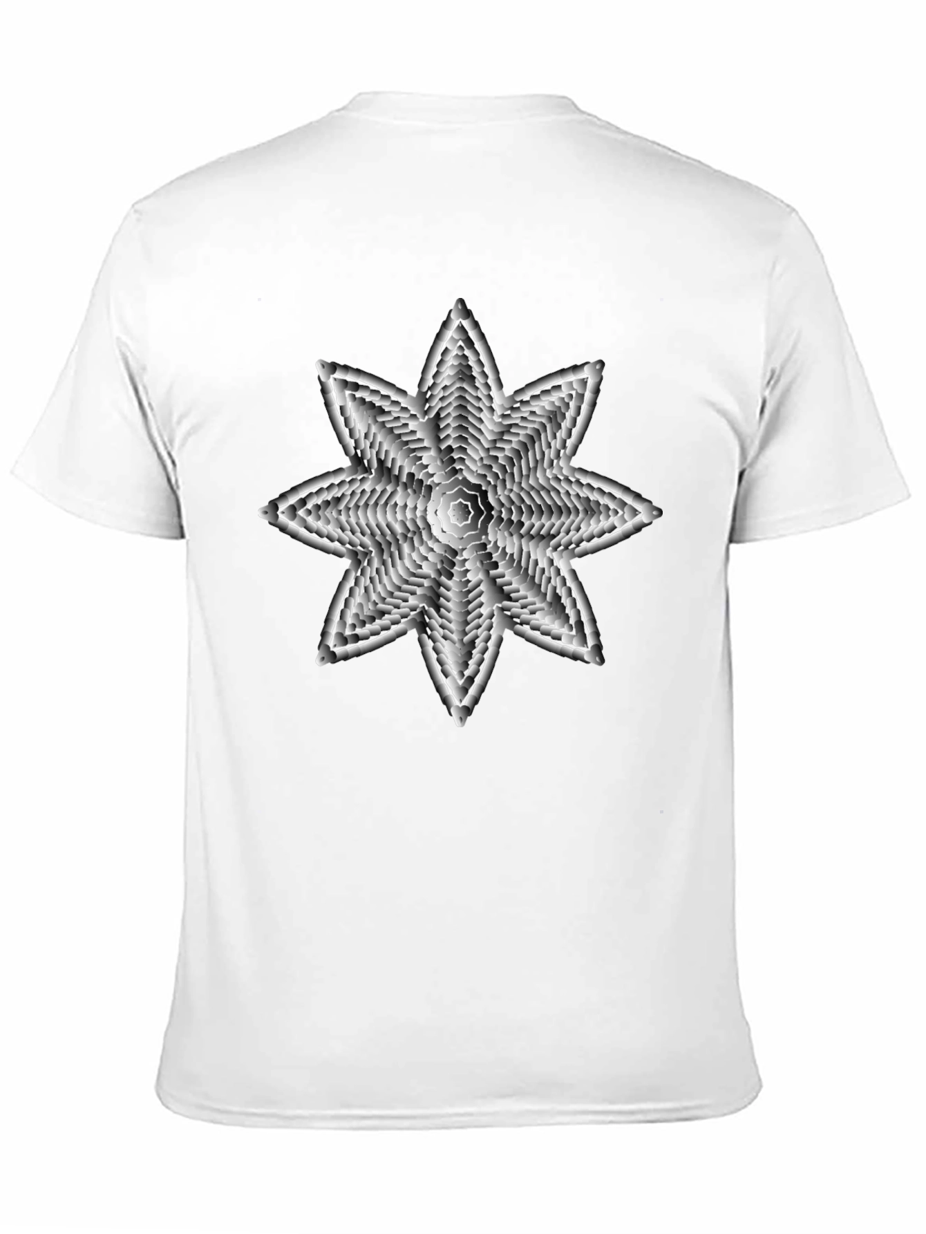 Abstract Starburst Graphic Tee