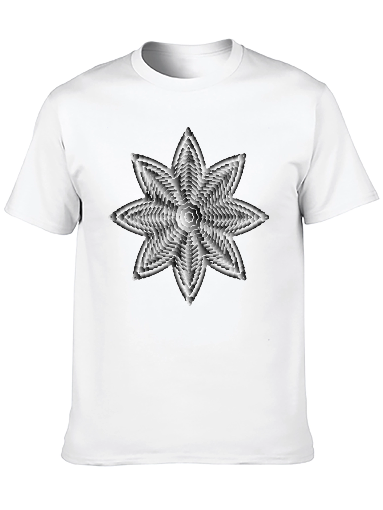 Abstract Starburst Graphic Tee