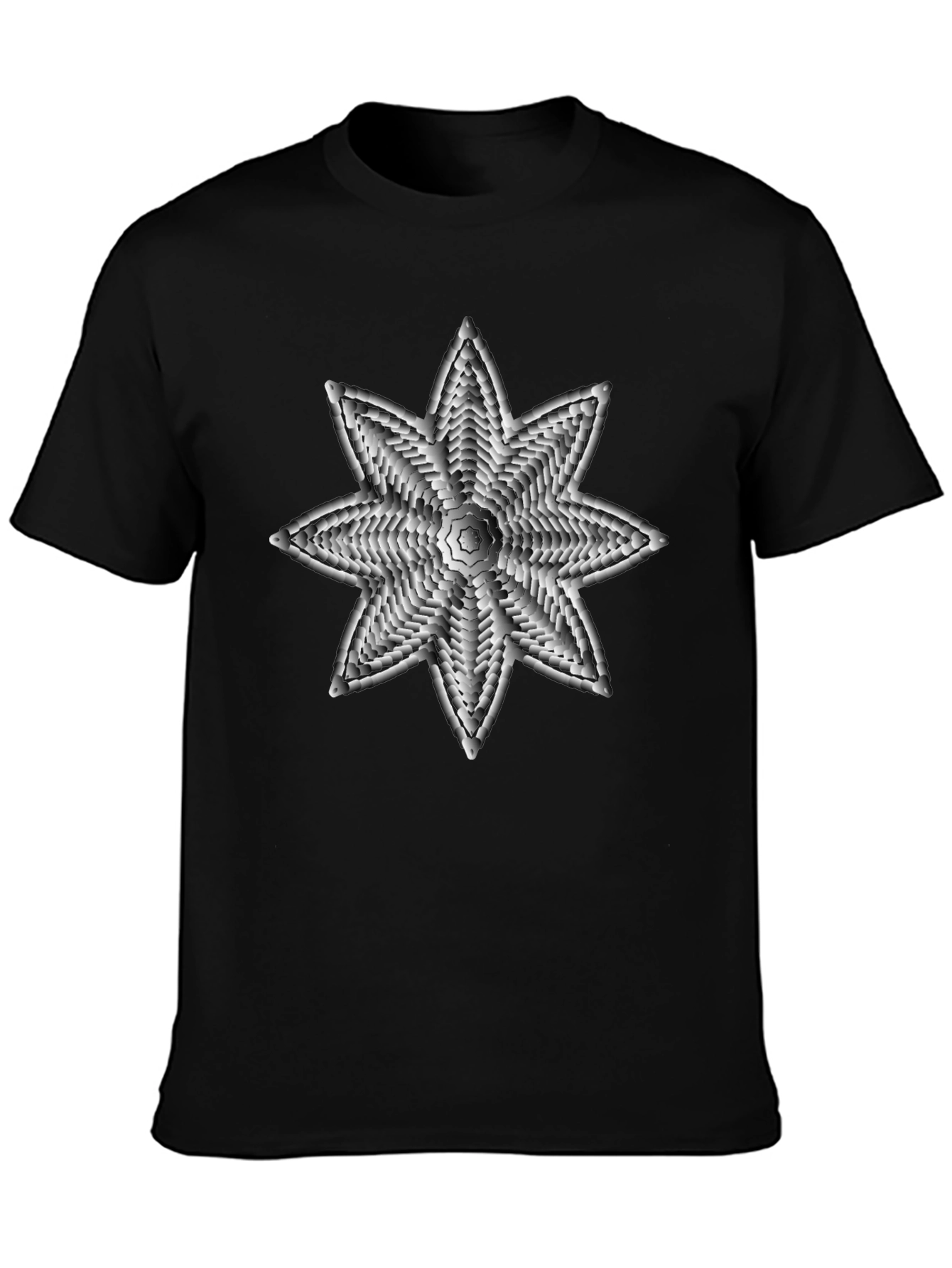 Abstract Starburst Graphic Tee