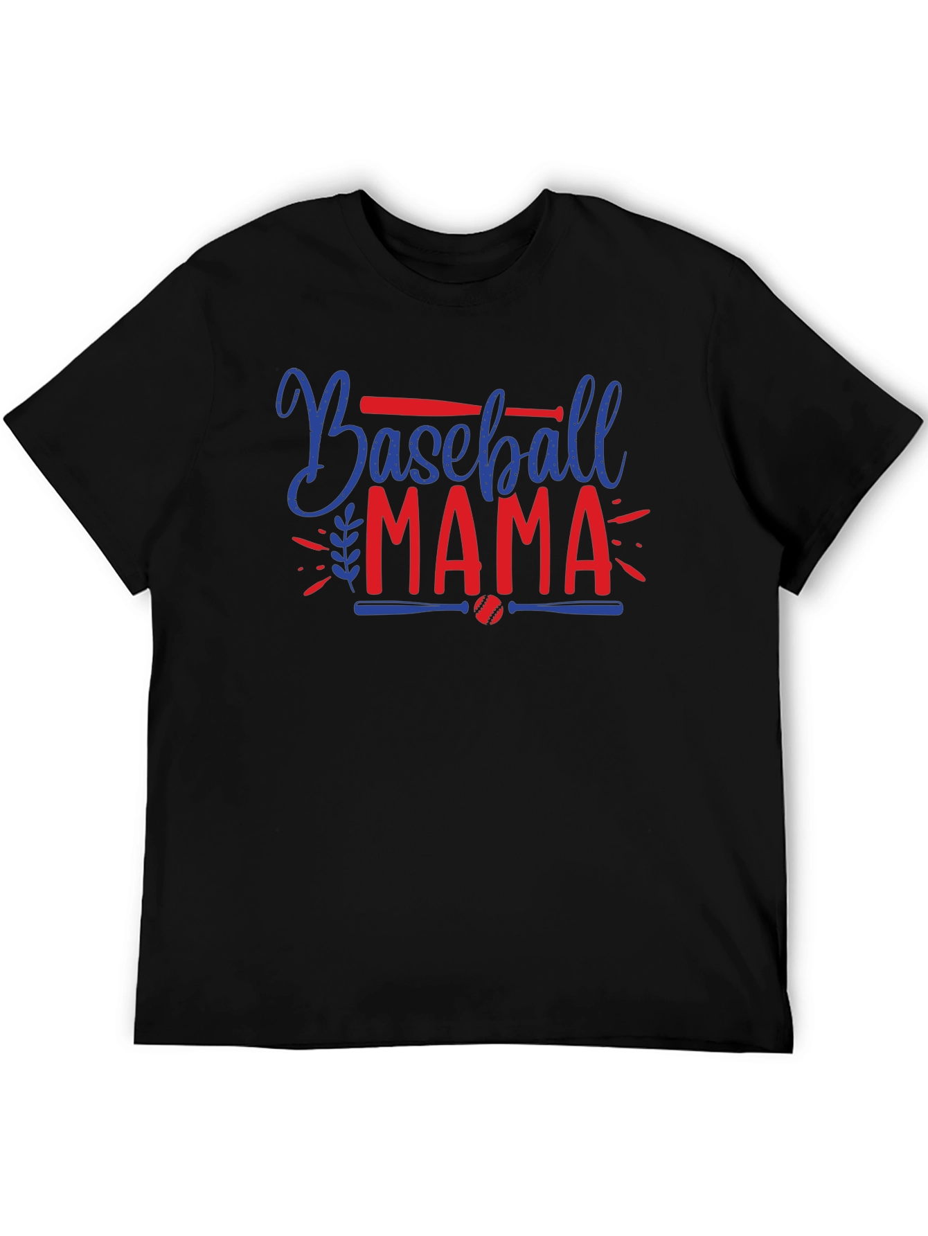 Baseball Mama Graphic Tee - Sporty Mom Shirt