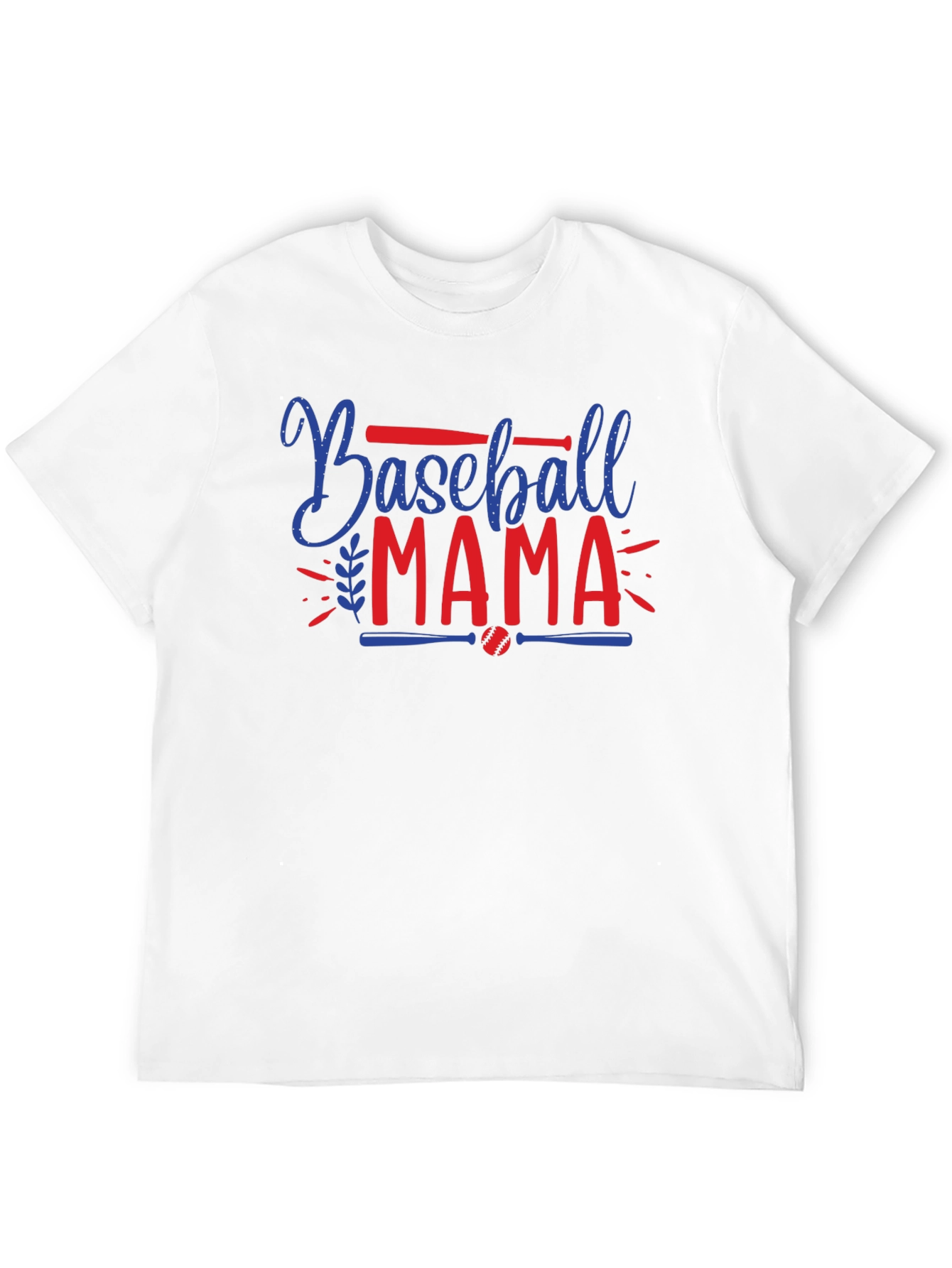 Baseball Mama Graphic Tee - Sporty Mom Shirt